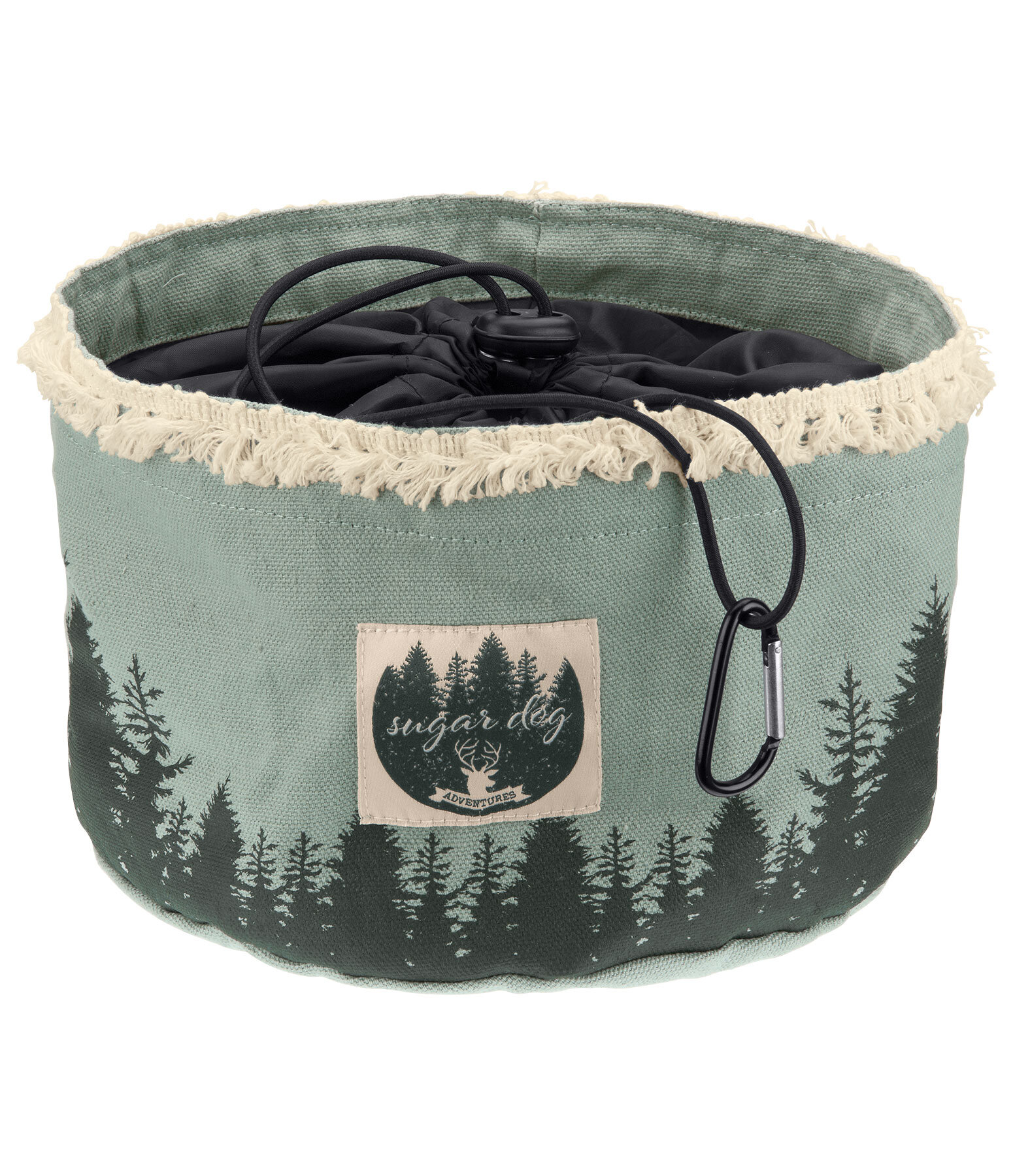 Canvas Dog Travel Bowl Adventure Seeker