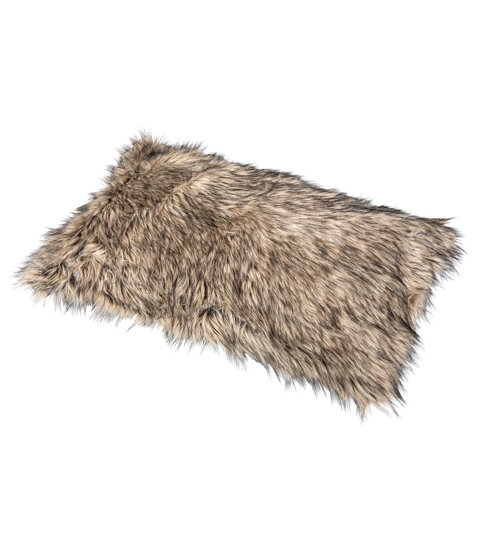 Faux Fur Dog Bed California Grizzly