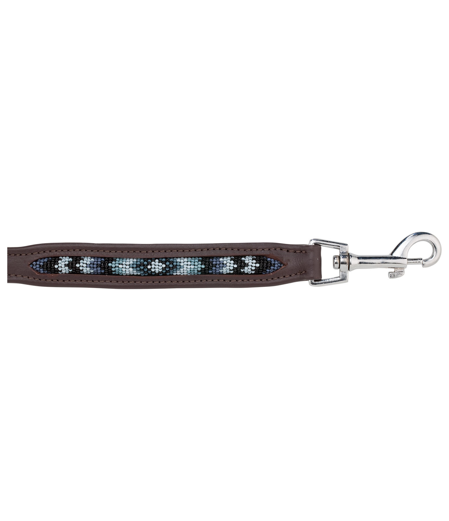 Beaded Leather Dog Lead Austin