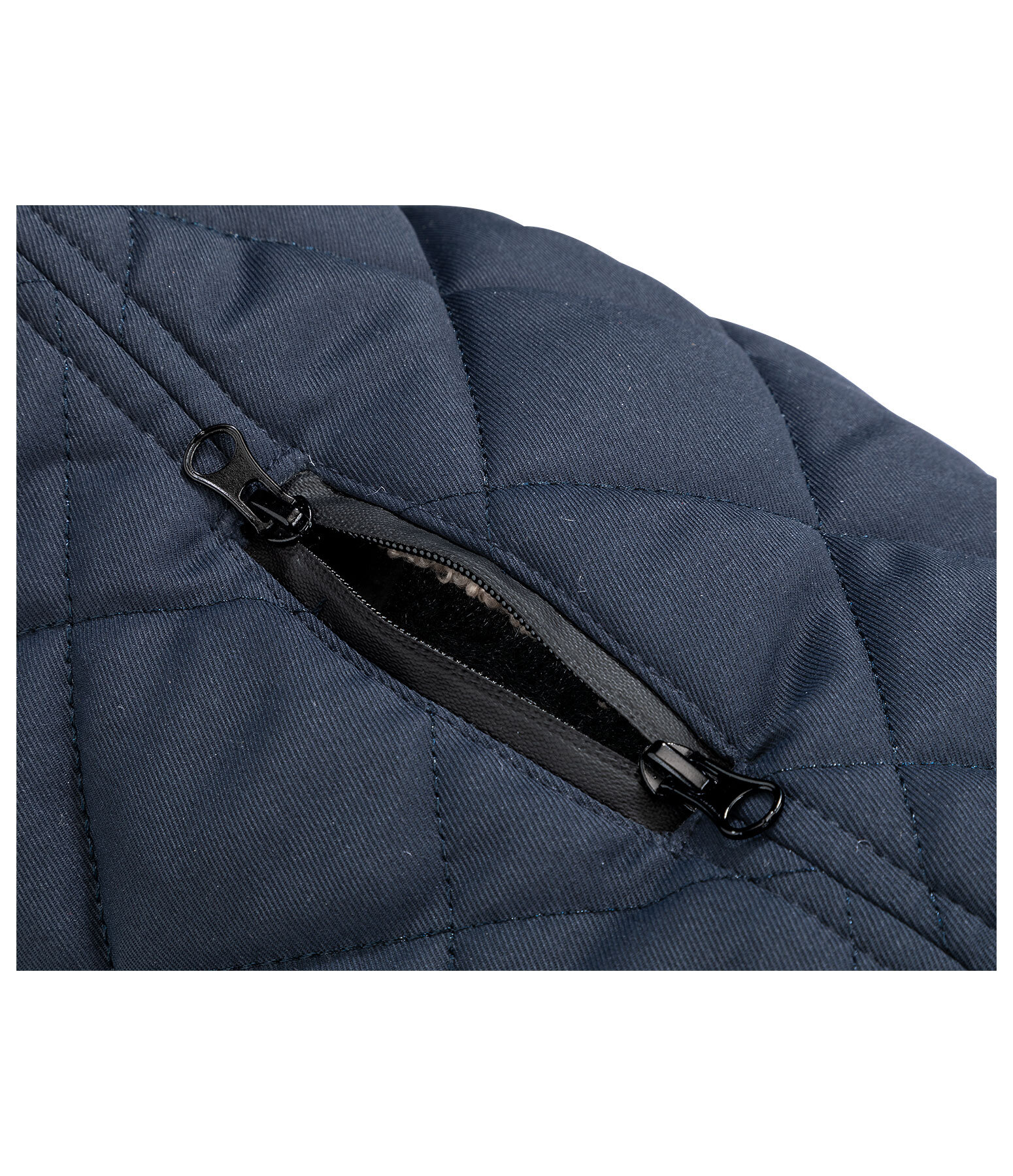 Quilted Dog Coat with Teddy Fleece Lining Holly