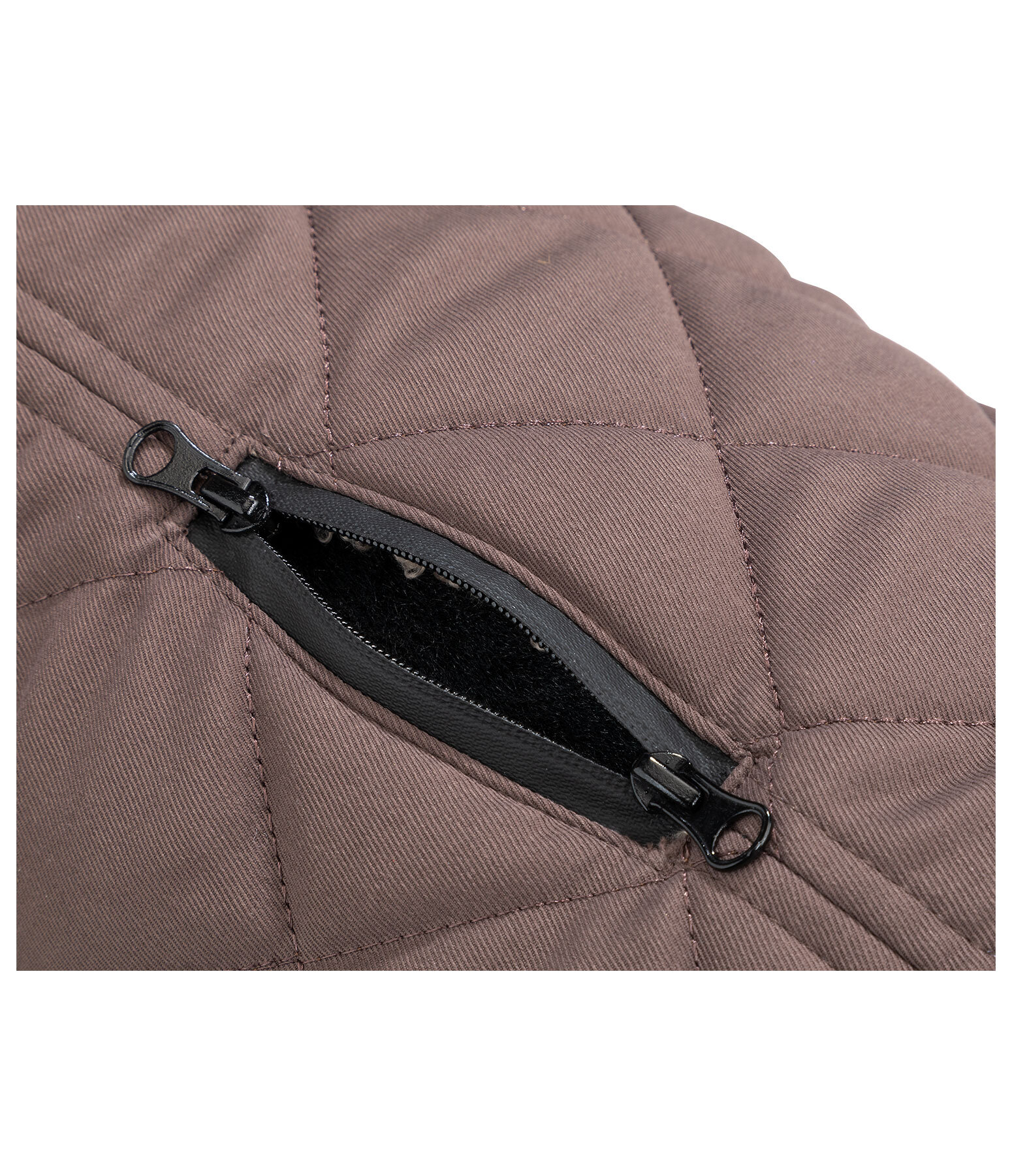 Quilted Dog Coat with Teddy Fleece Lining Holly