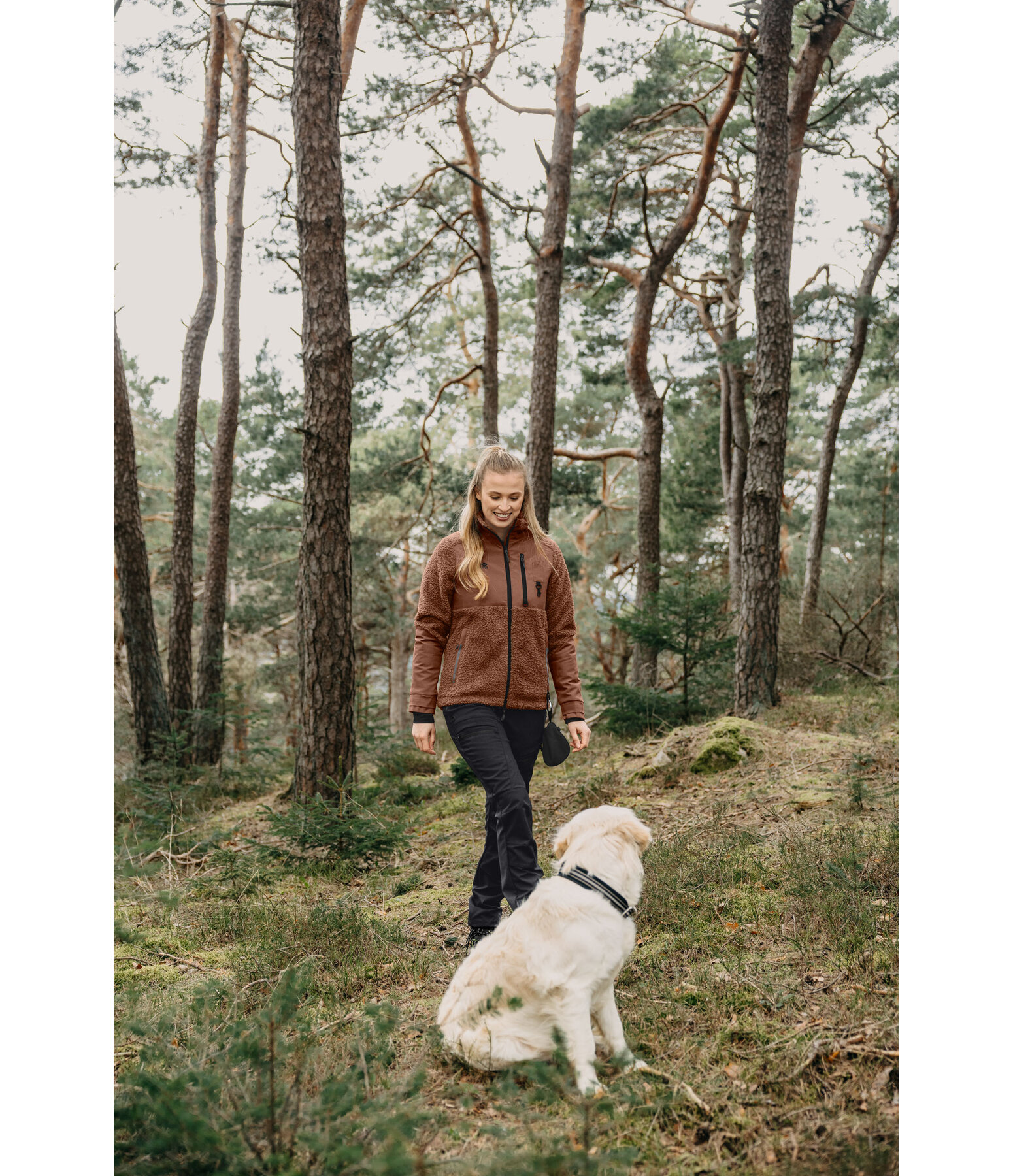 Sherpa Teddy Fleece Jacket Montara