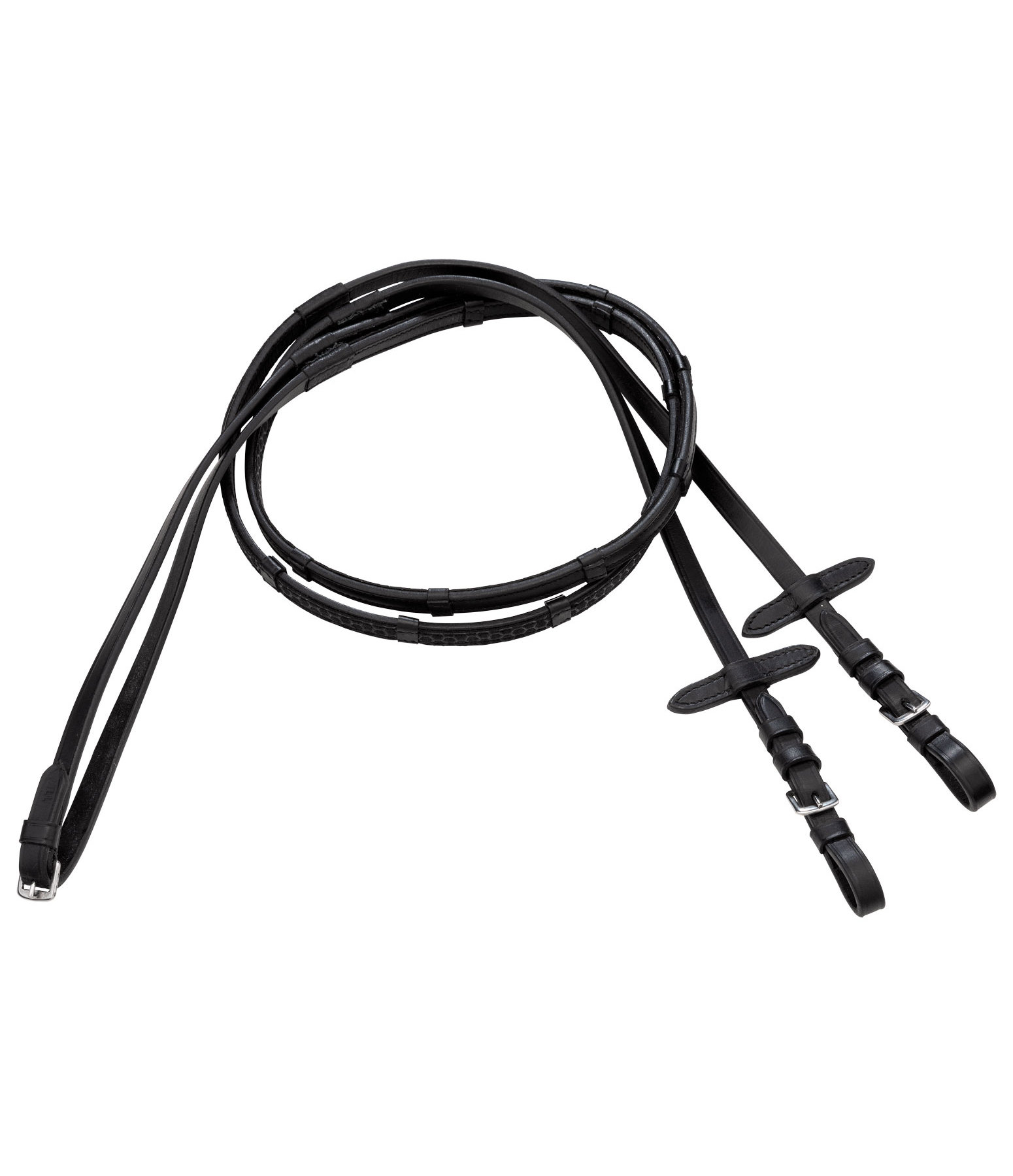 Leather Reins Silicone Grip