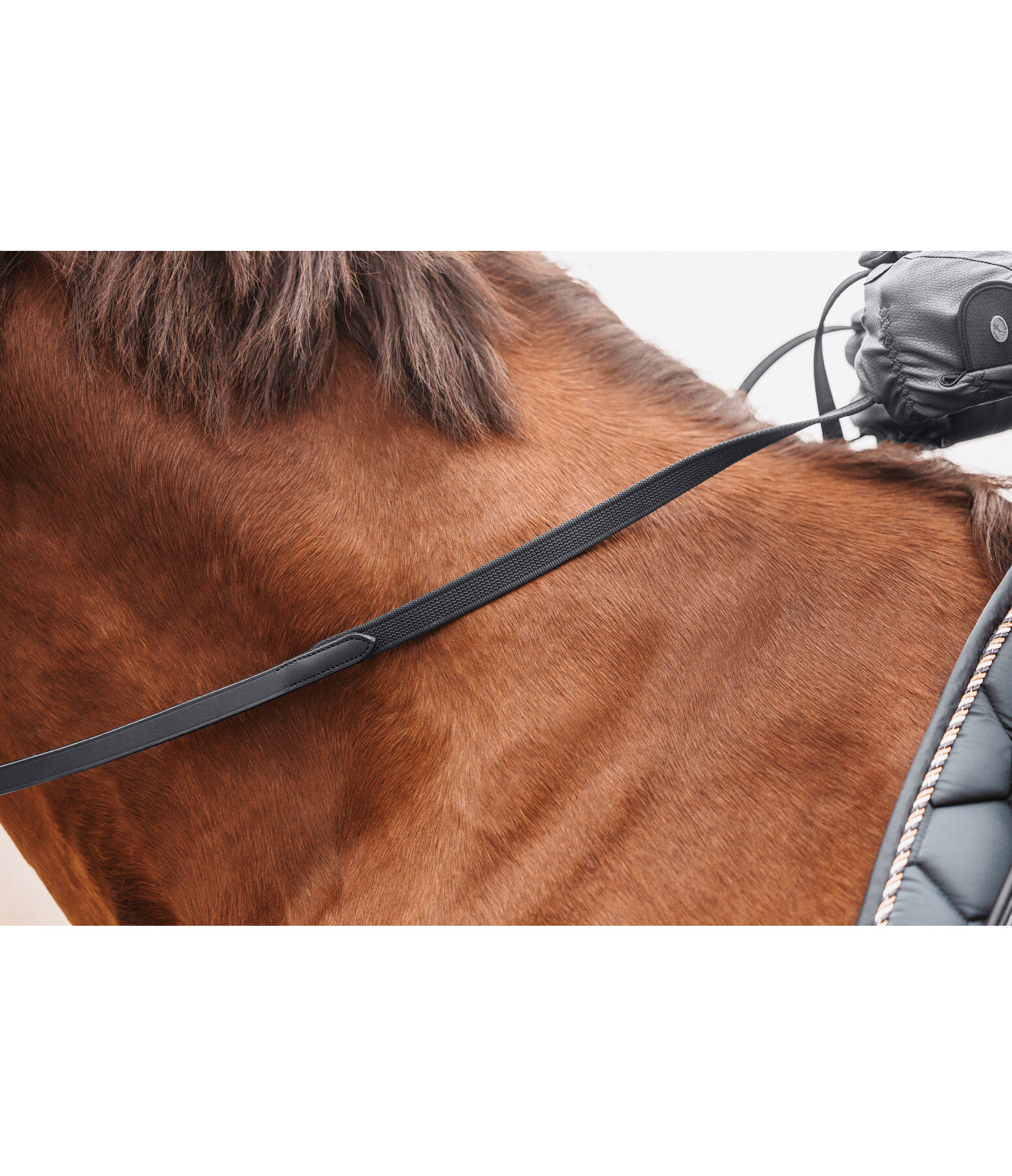 Anti-Slip Leather Reins