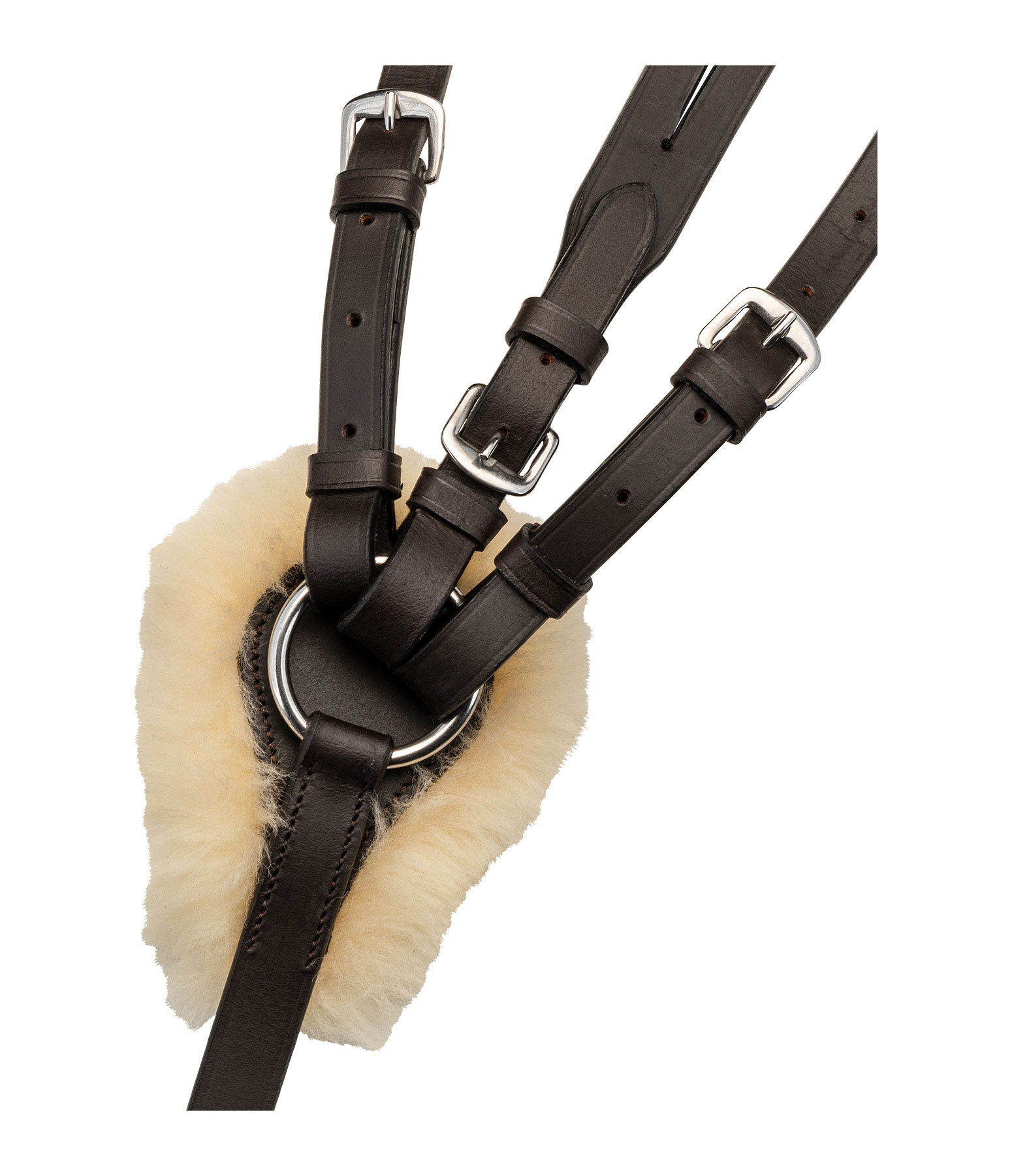 Elastic Sheepskin Breastplate Quick Fit