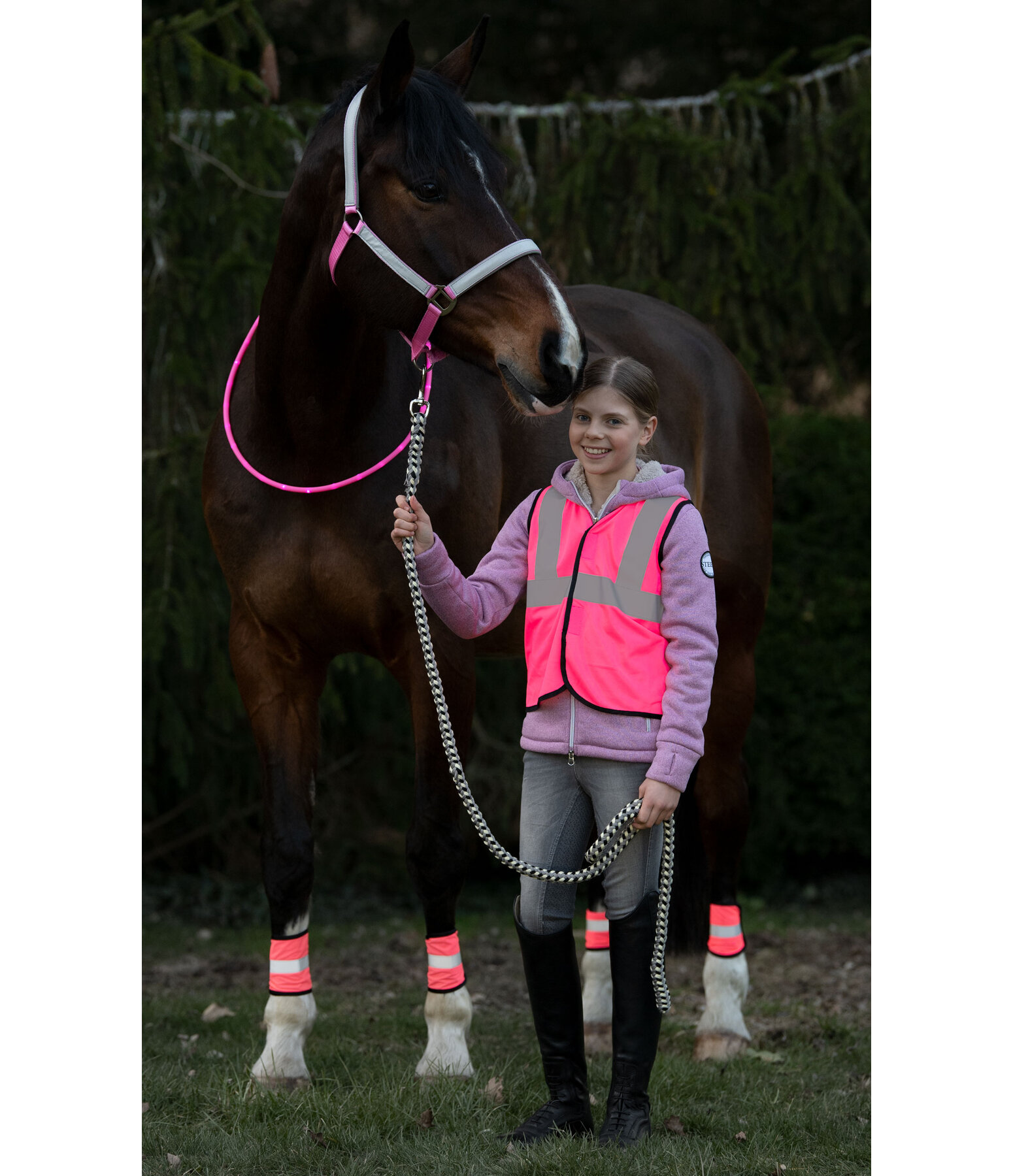 LED-Light Neck Strap for Horses