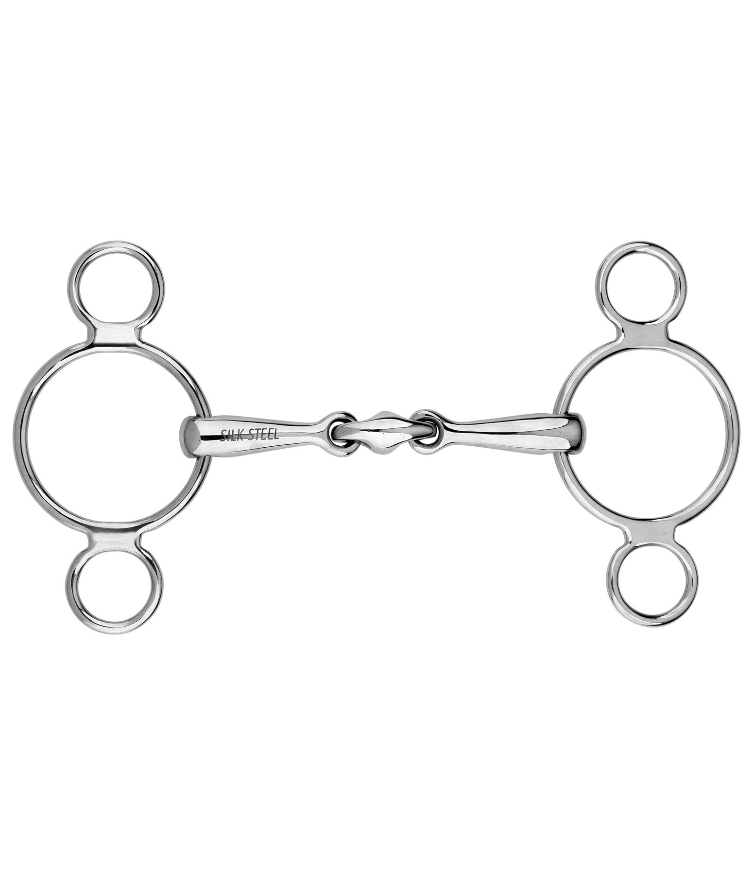 3-Ring Snaffle Double-Jointed