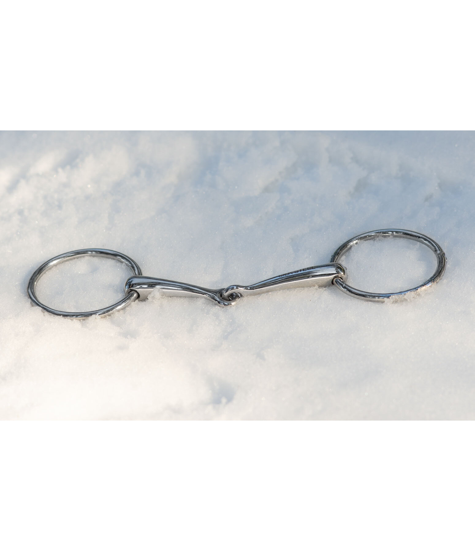 Loose Ring Snaffle Bit THIN Single  Jointed