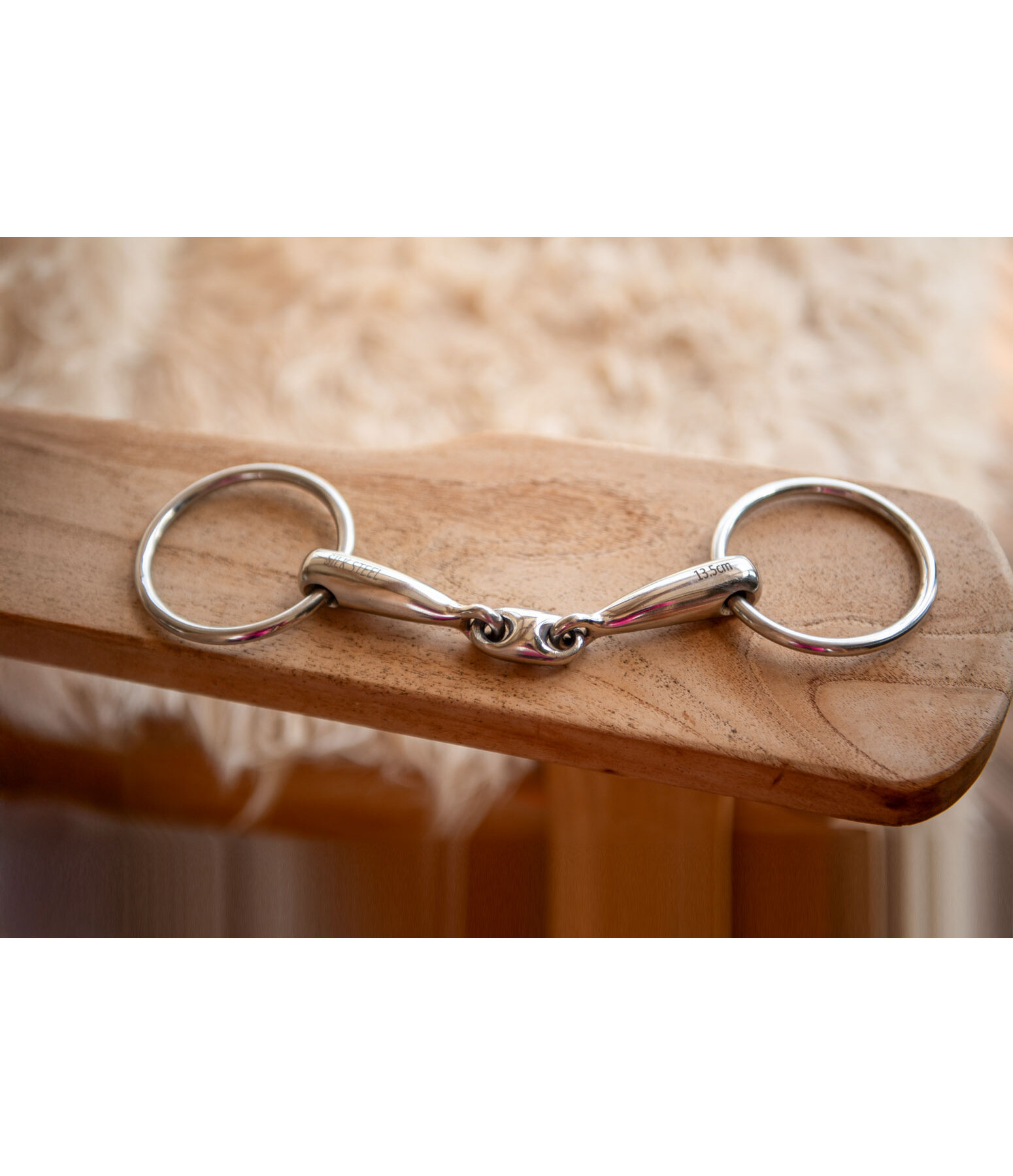 Loose Ring Snaffle Bit THIN Double-Jointed