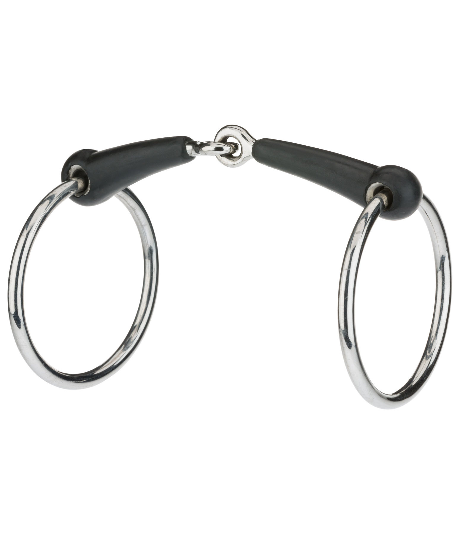 Rubber Loose Ring Snaffle Bit, Single-Jointed