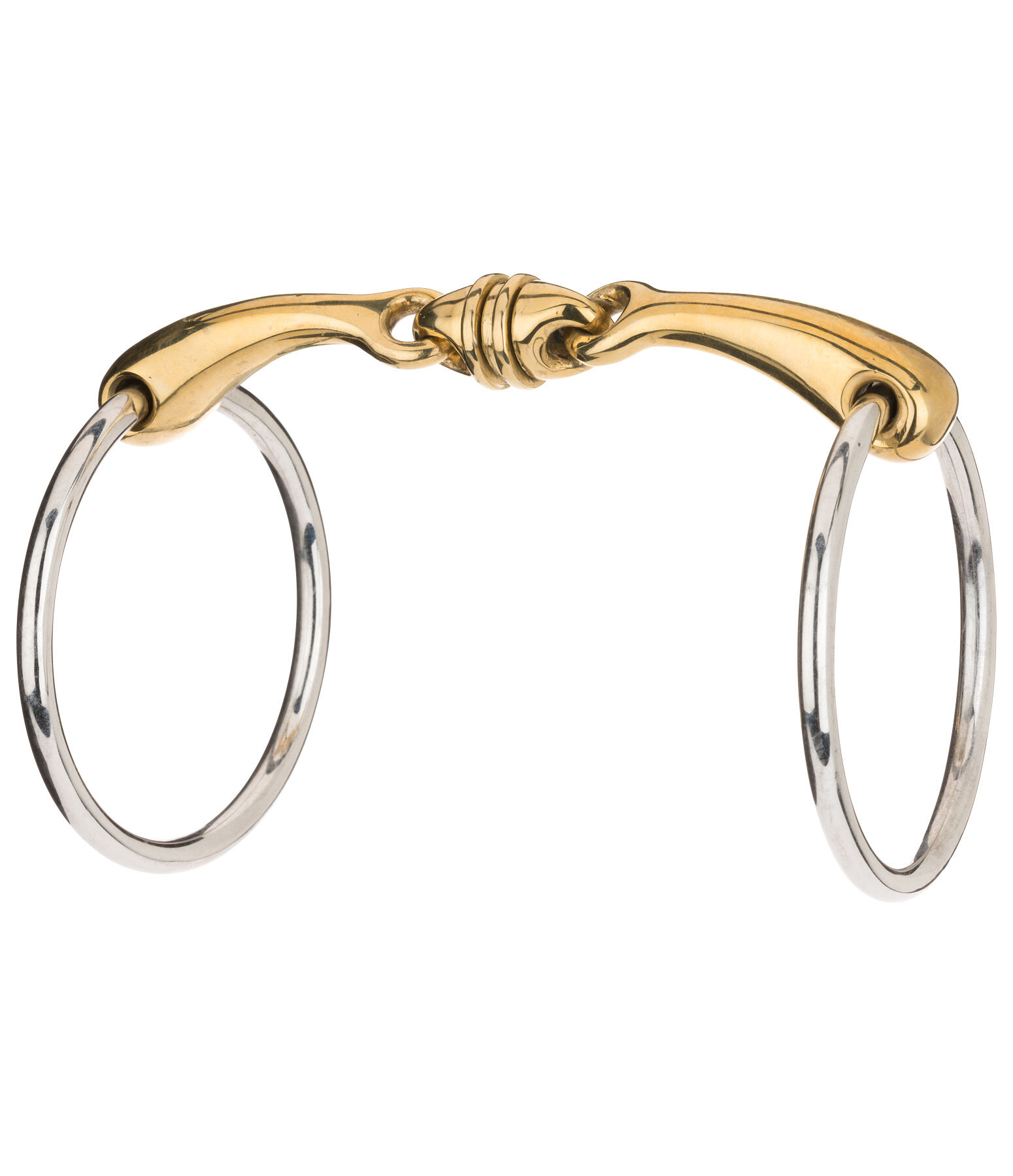 Loose Ring Snaffle Bit Anatomical Roll Double Jointed