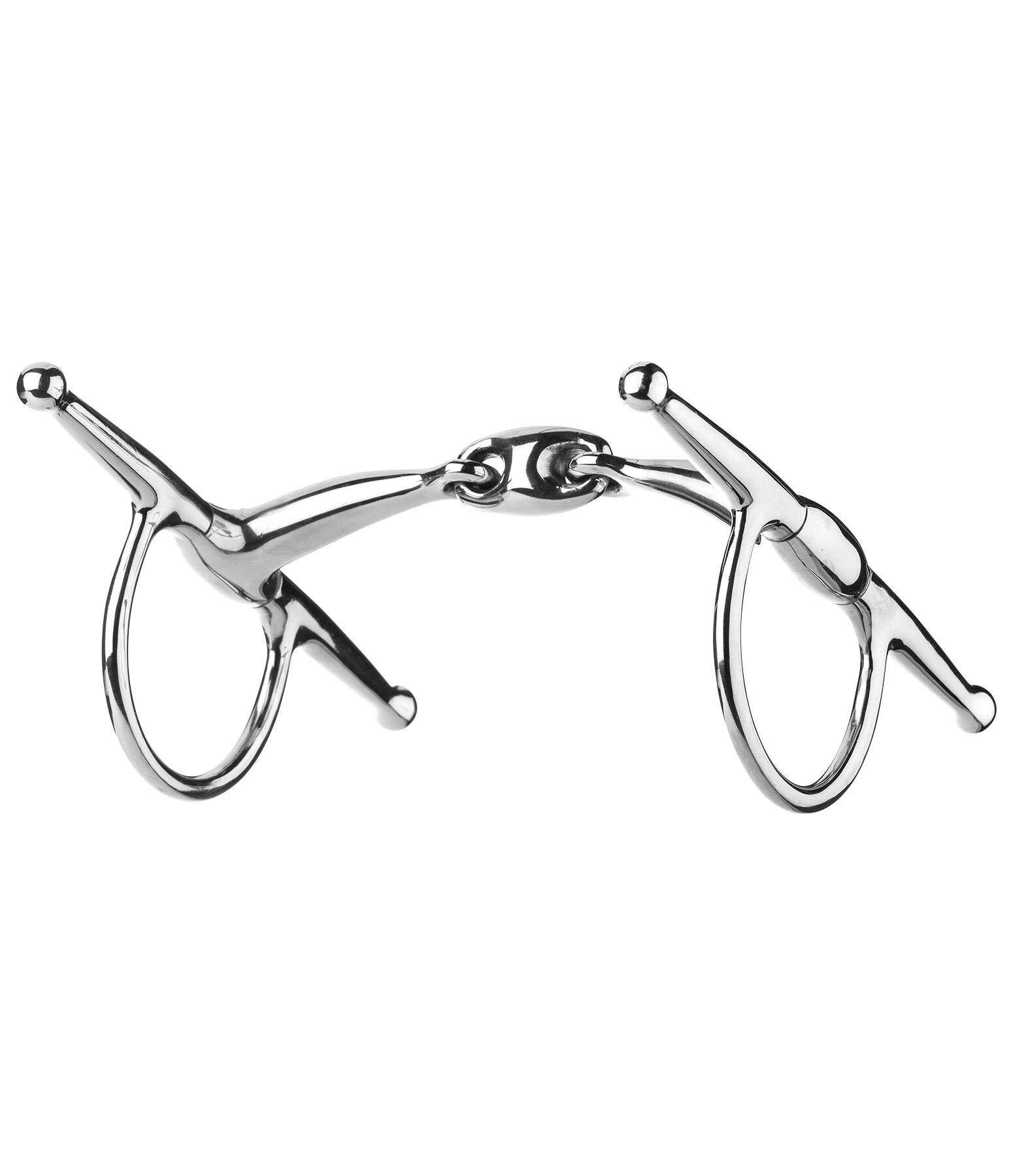 Full Cheek Eggbutt Bit, double-jointed 16mm