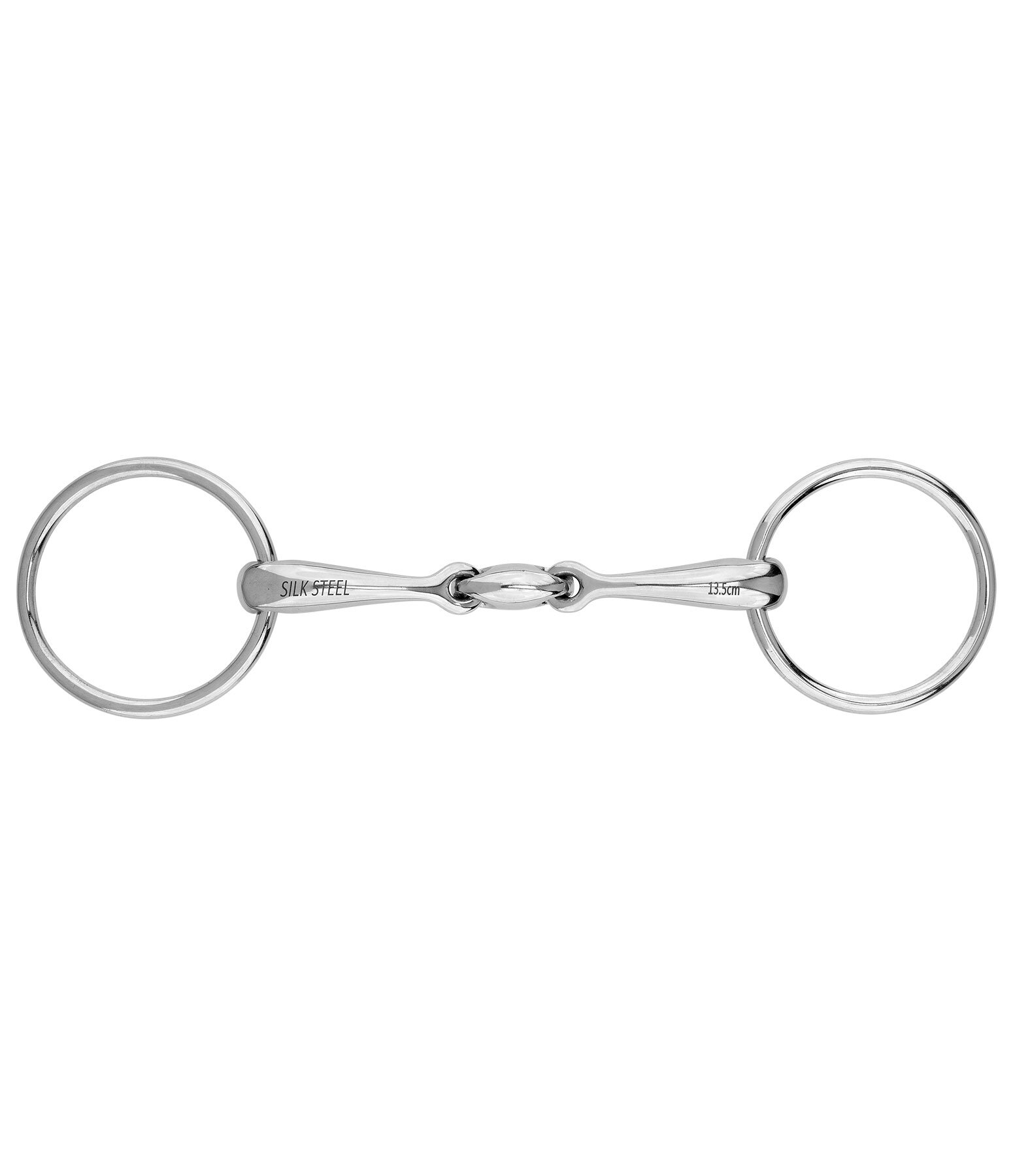 Snaffle Bit, Double-jointed with Lock-Up 14mm