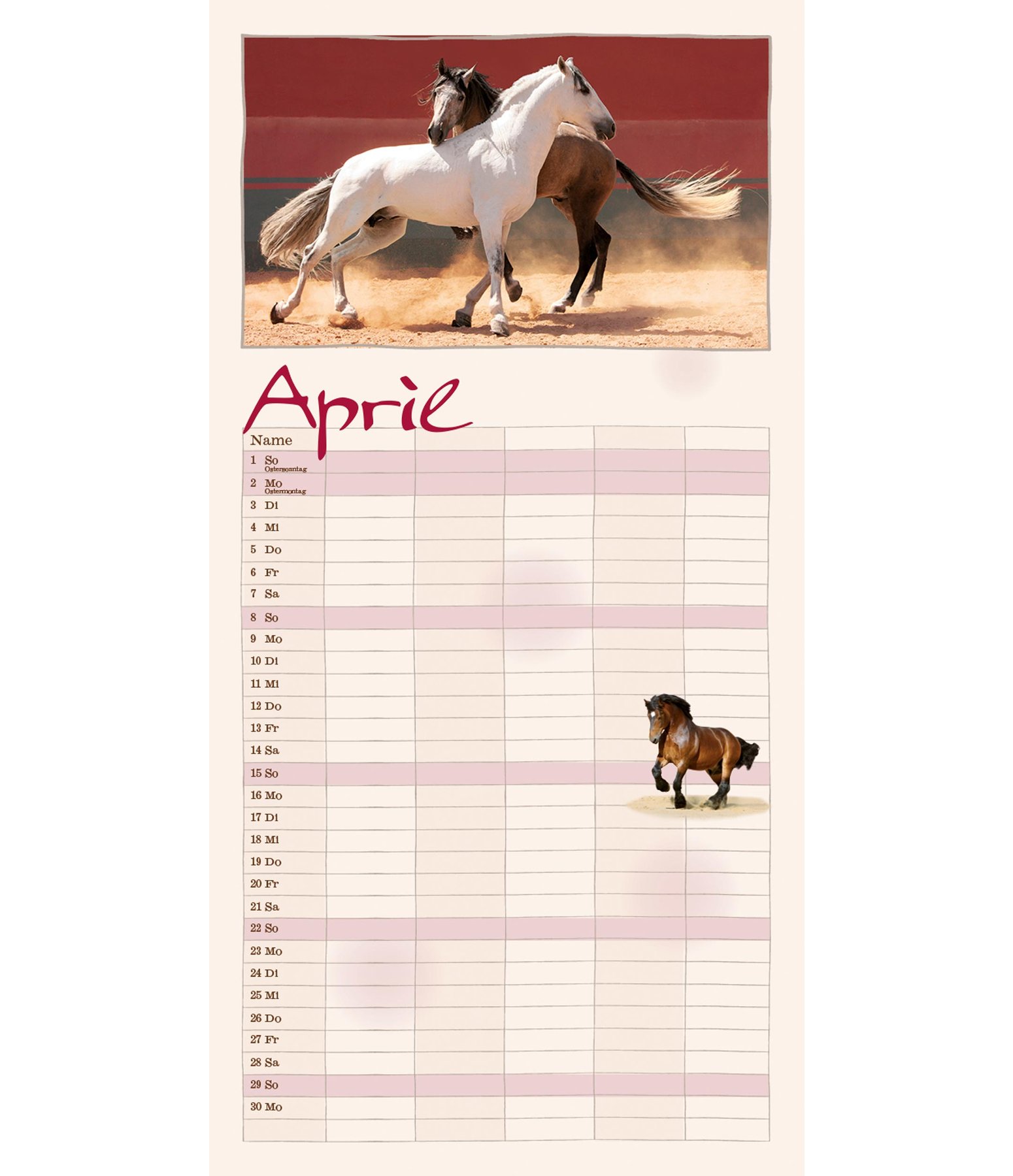 family planner 2018