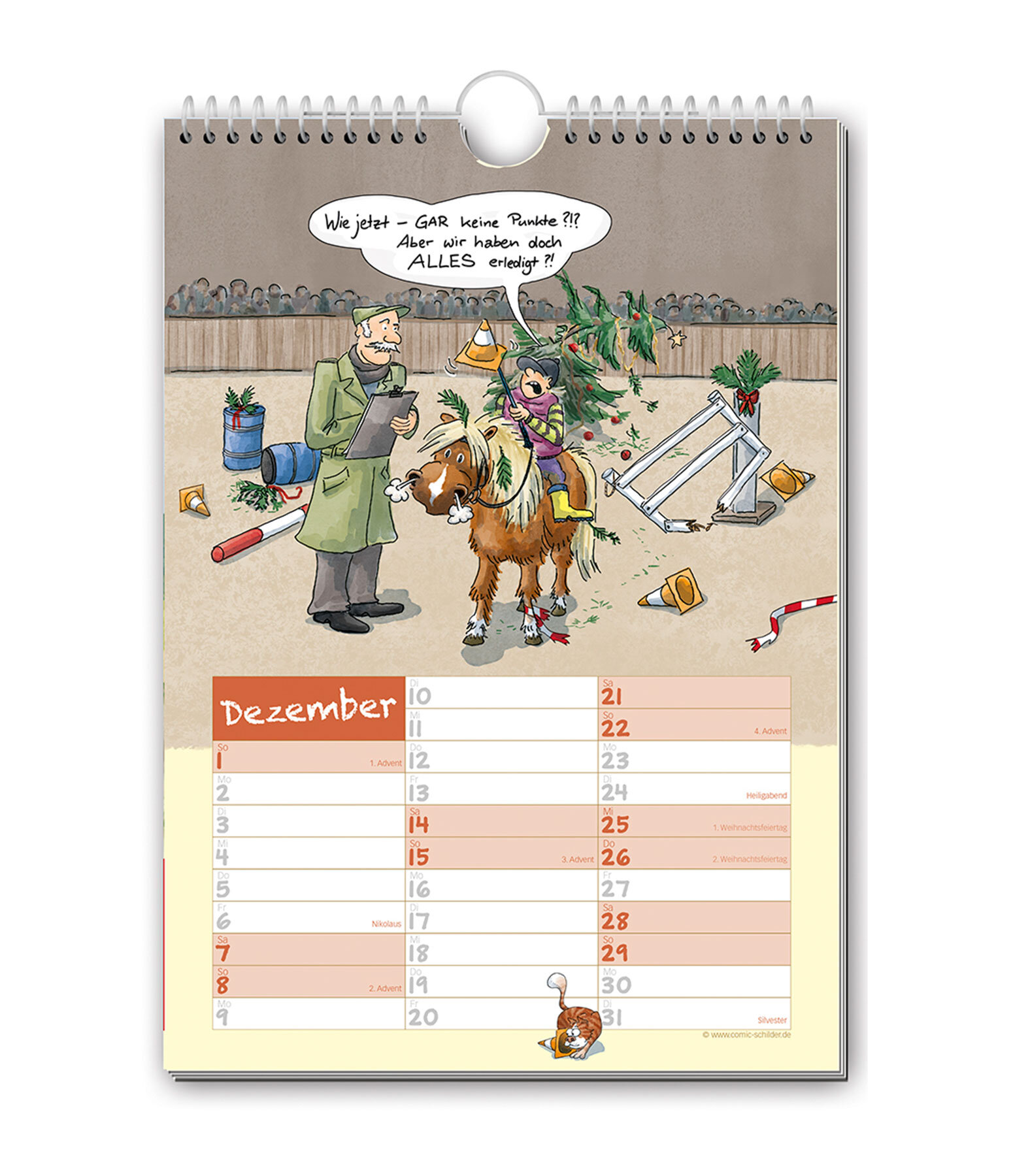 Horse Tales: Comic Calendar 2026