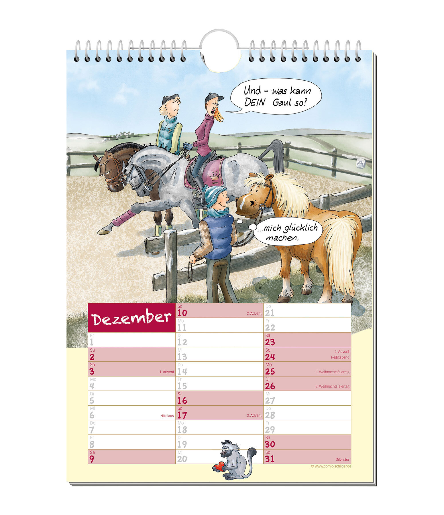Horse Tales: Comic Calendar 2026