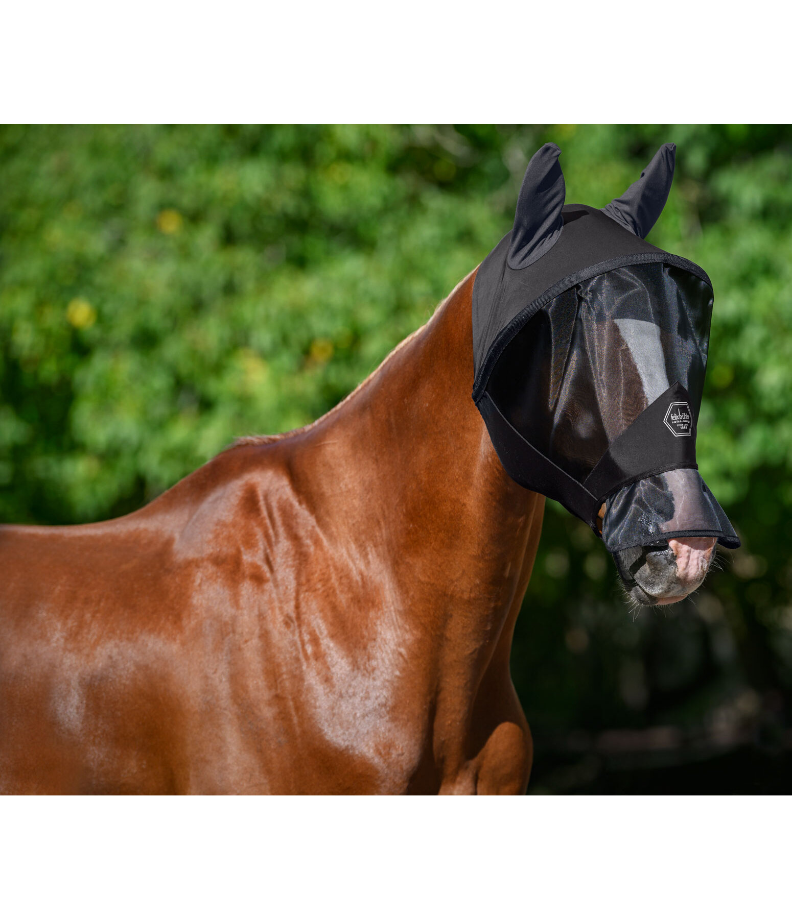 Stretch Comfort Pro Fly Mask with zip and nose extension