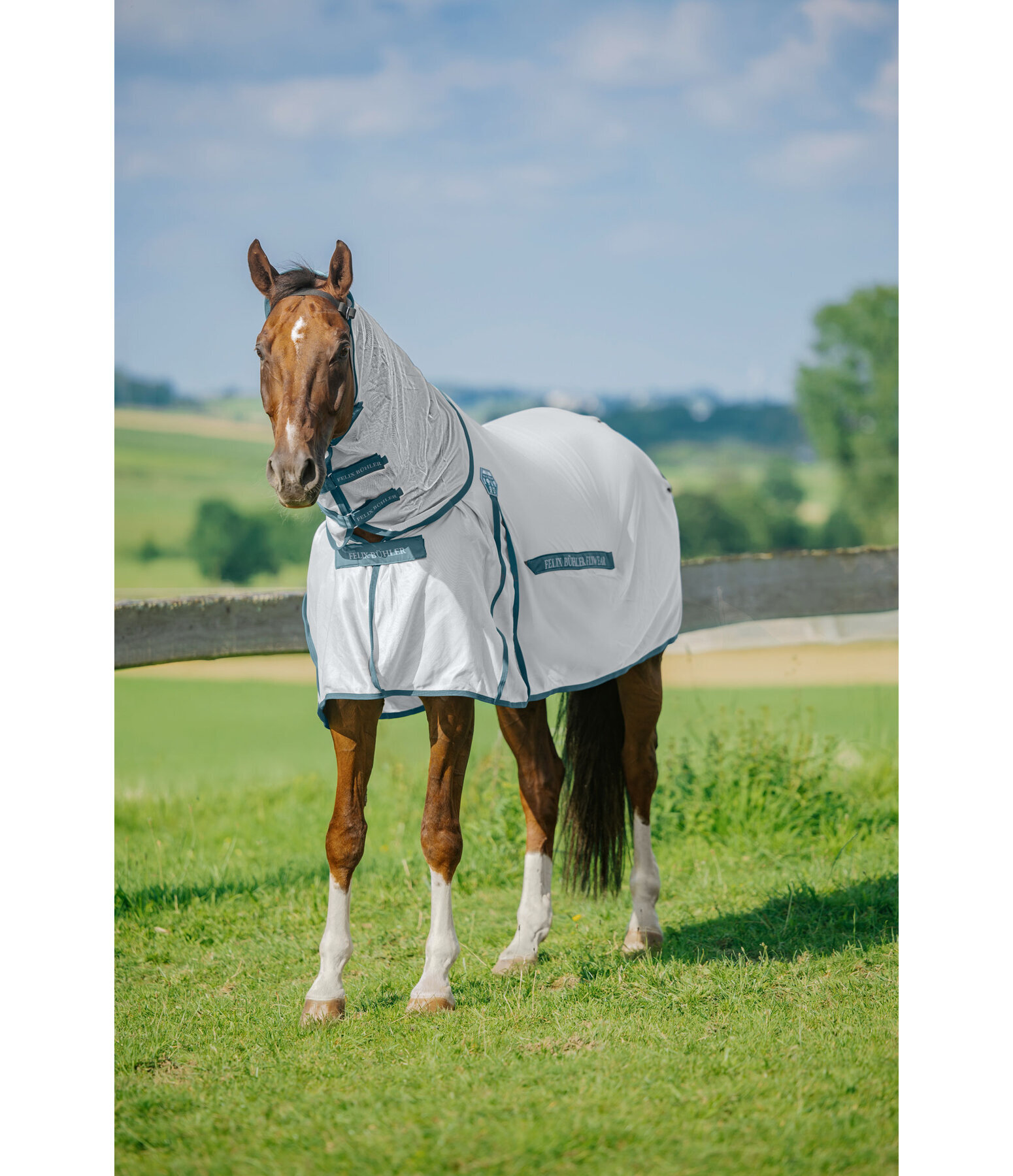 Full Neck Fly Rug Fly Shield with 70% UV Protection