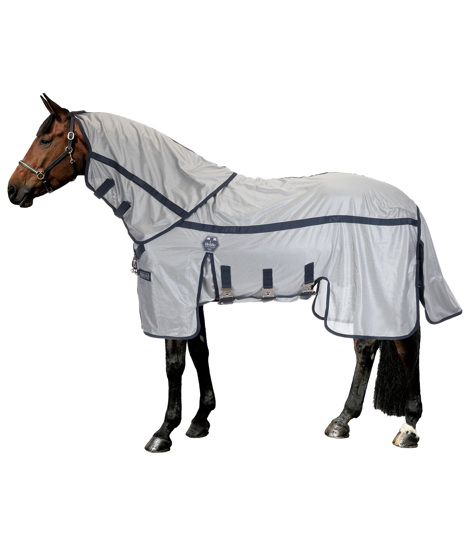 4-in-1 Full Neck Fly Rug All Weather II, with Removable Rain Cover