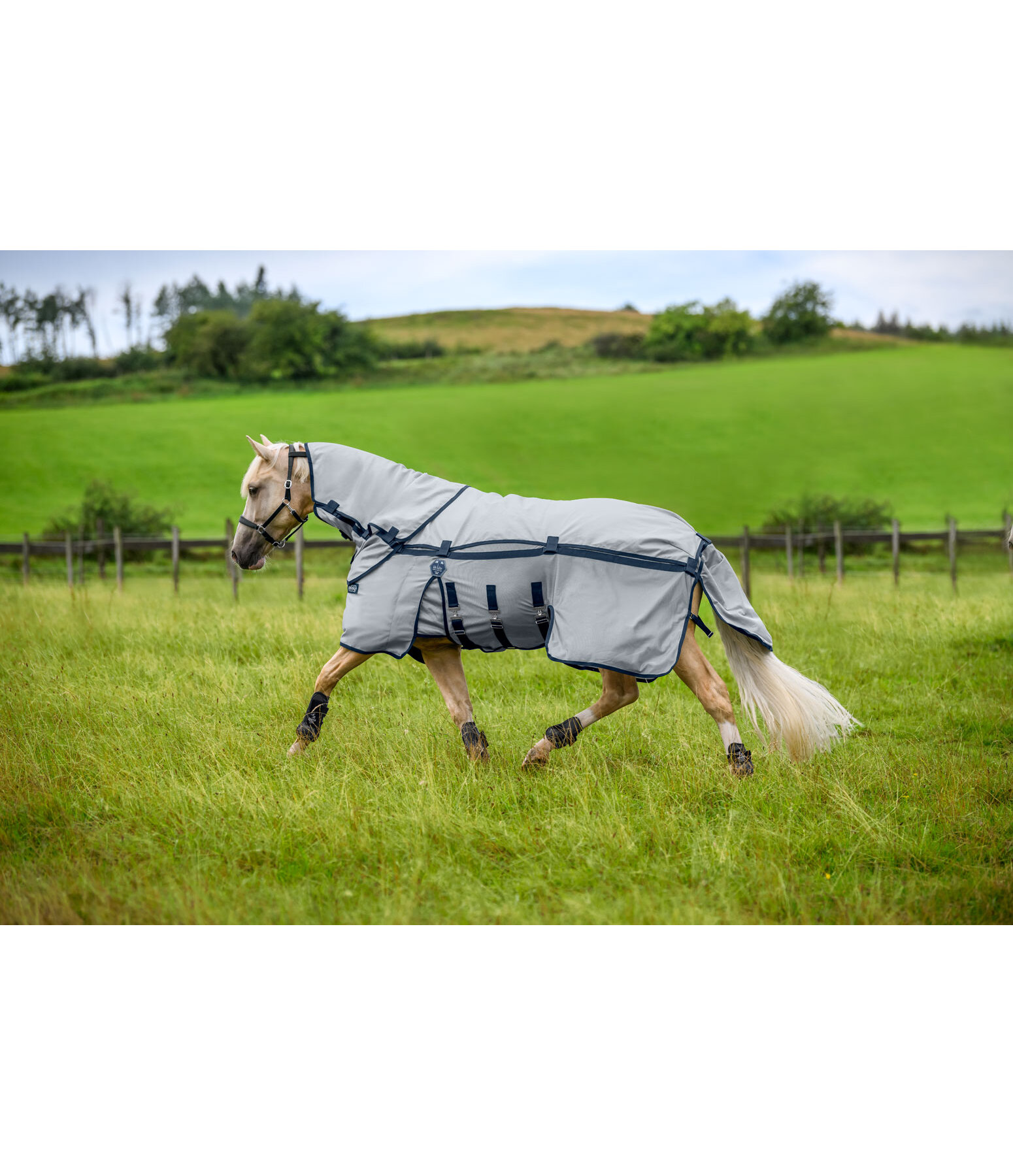 4-in-1 Full Neck Fly Rug All Weather II, with Removable Rain Cover