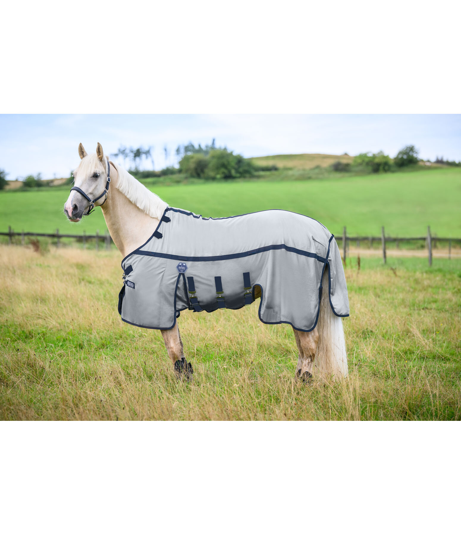 4-in-1 Full Neck Fly Rug All Weather II, with Removable Rain Cover