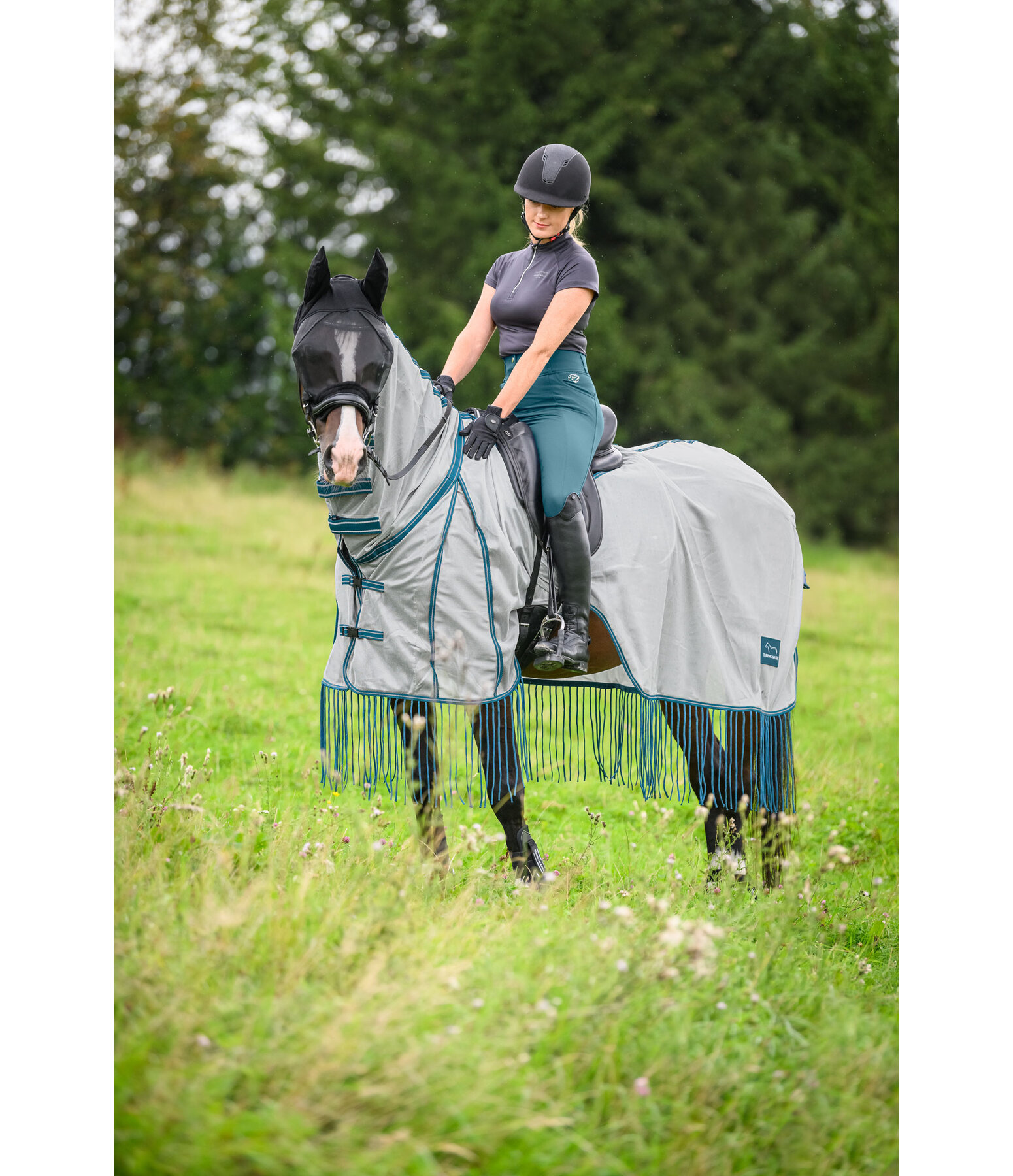 Exercise Rug with Fringes Elea