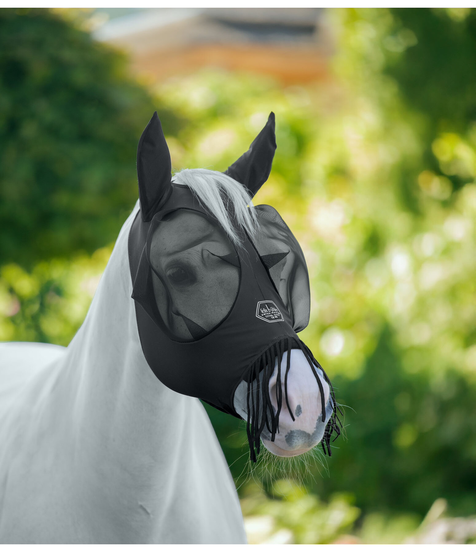 Fly Mask Stretch Comfort with Nostril Protection and Zip