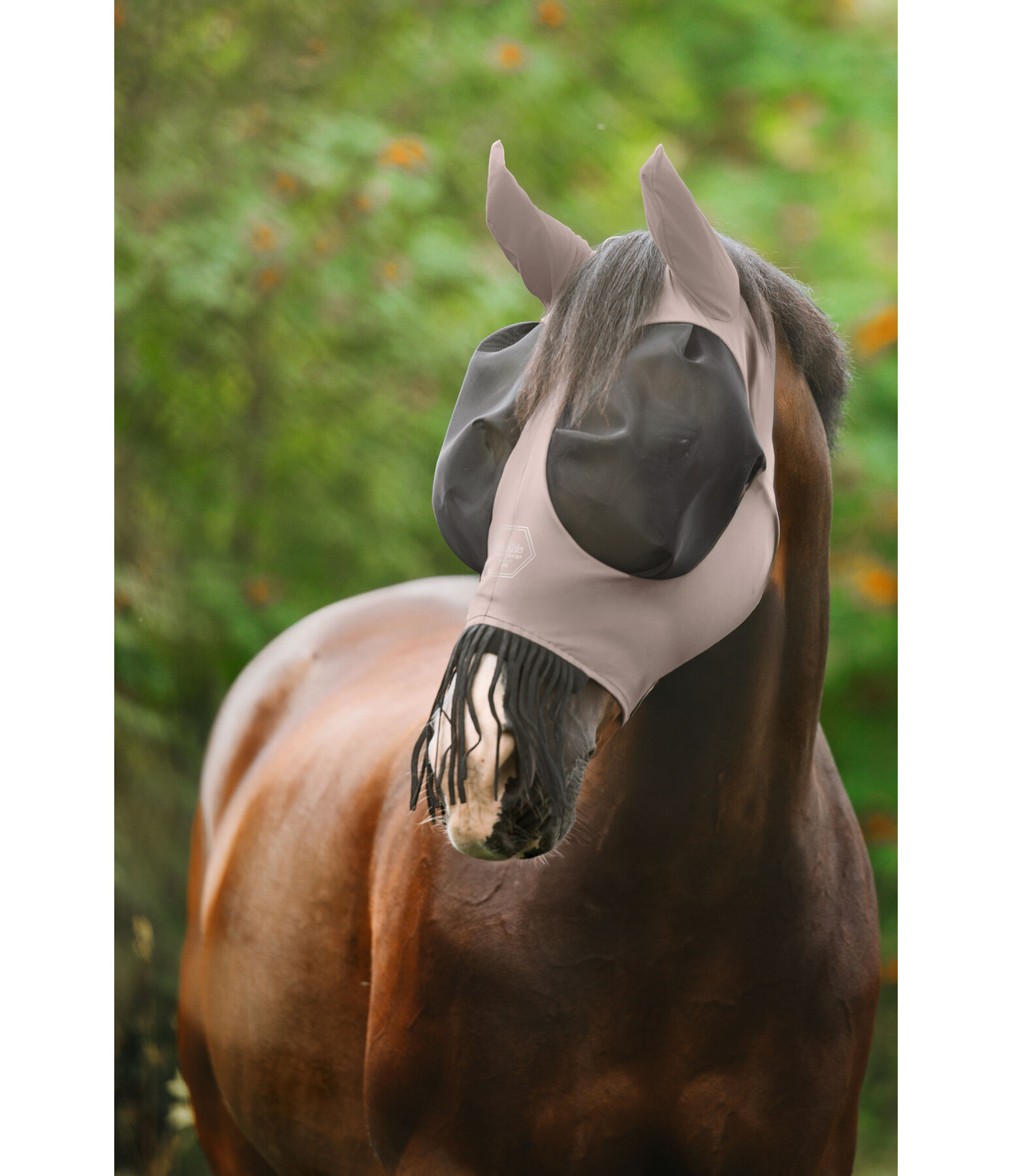 Fly Mask Stretch Comfort with Nostril Protection and Zip