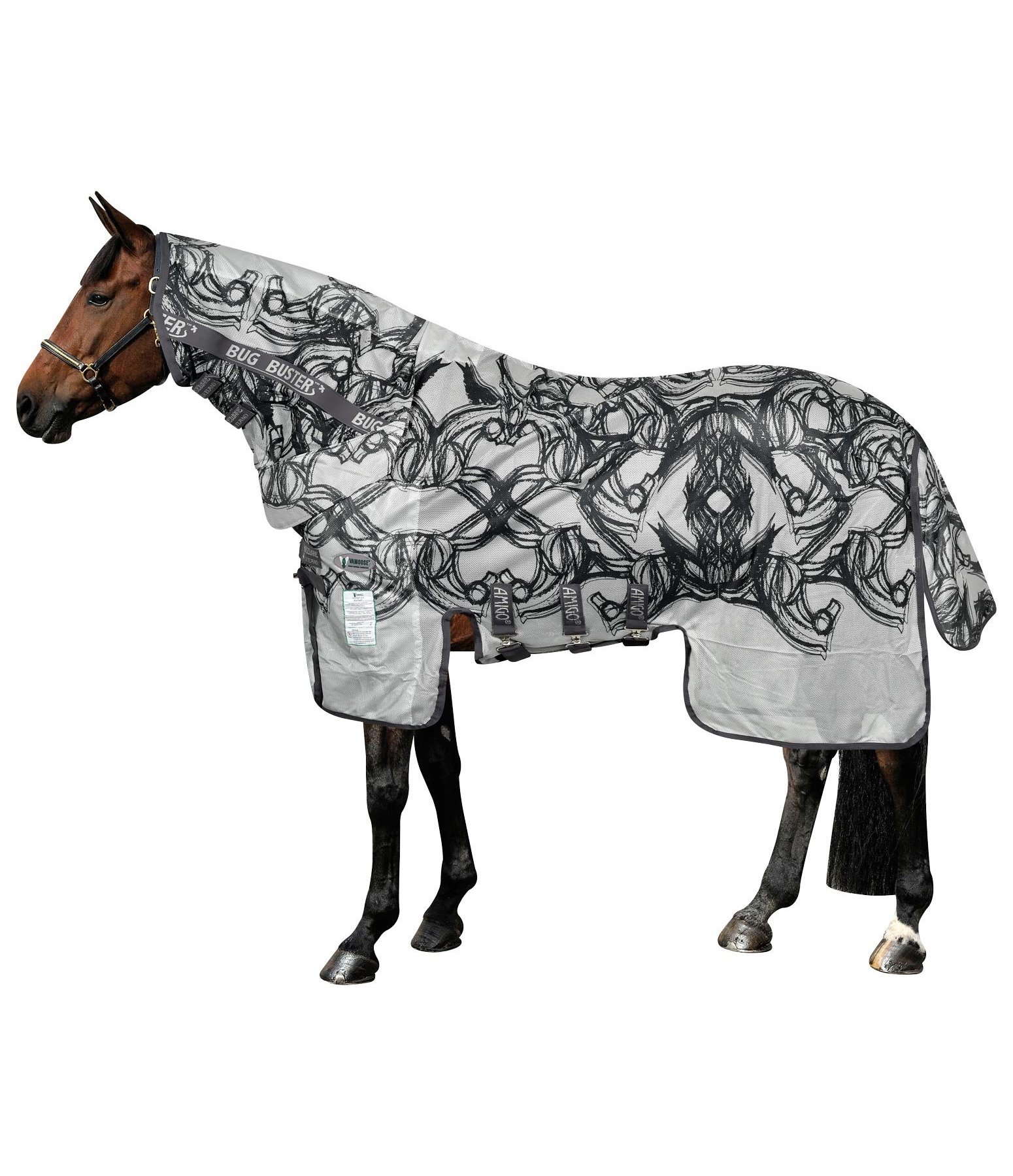 amigo bug buster all in one vamoose fly rugs kramer equestrian amigo bug buster fly sheet