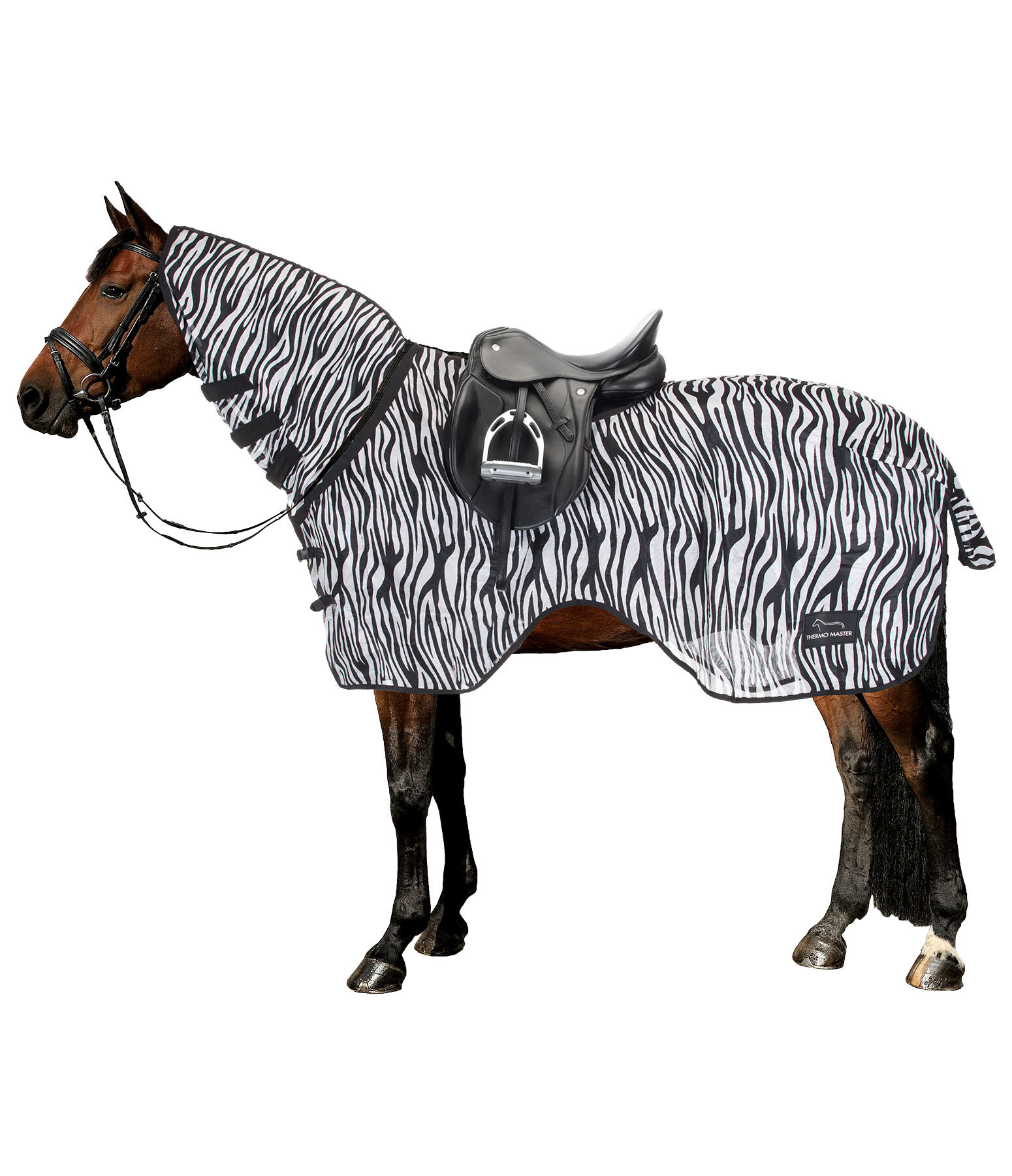 Zebra Exercise Fly Rug