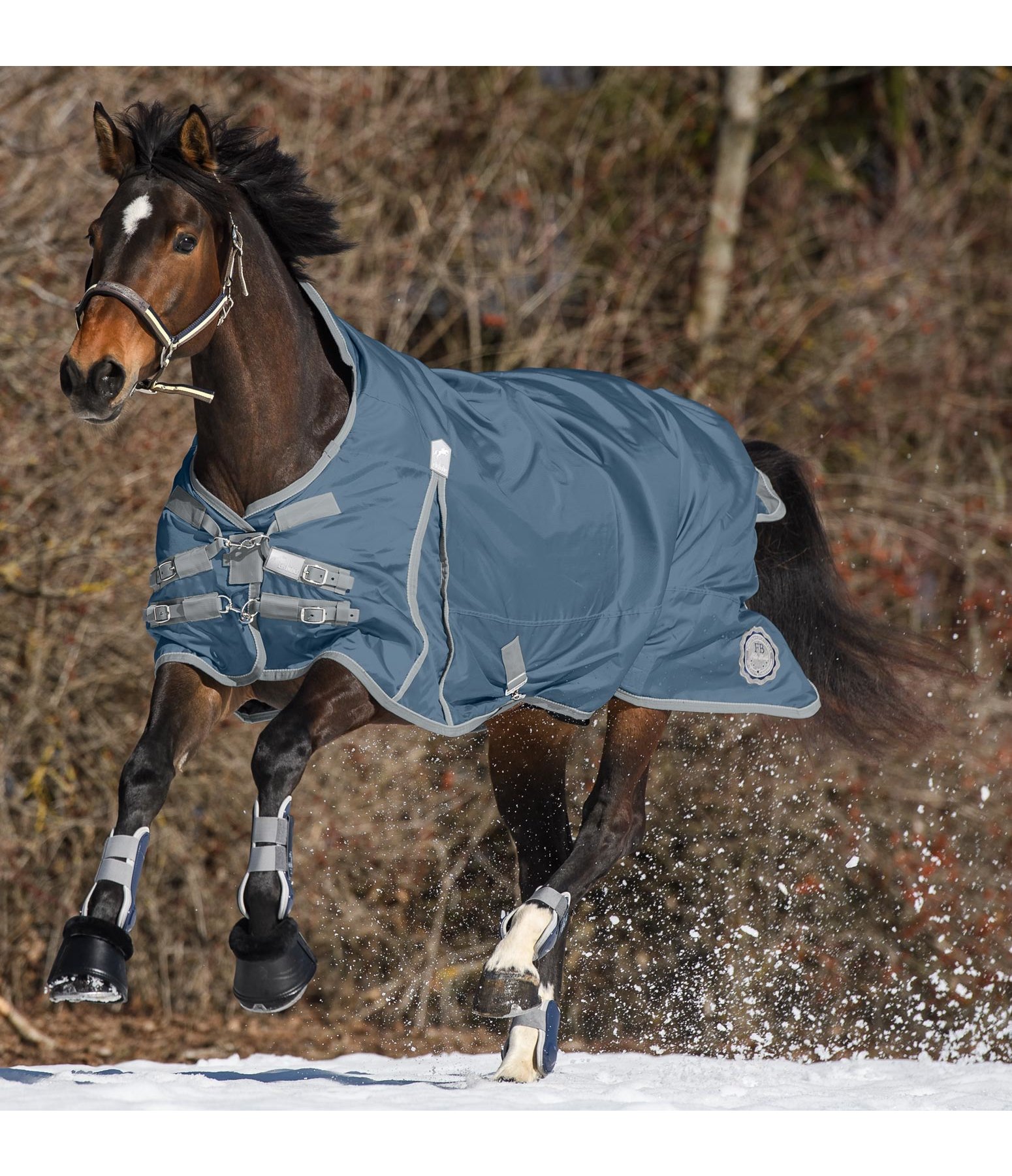 High Neck Waterproof Turnout Rug Classic Collection II 1680 D, 0g