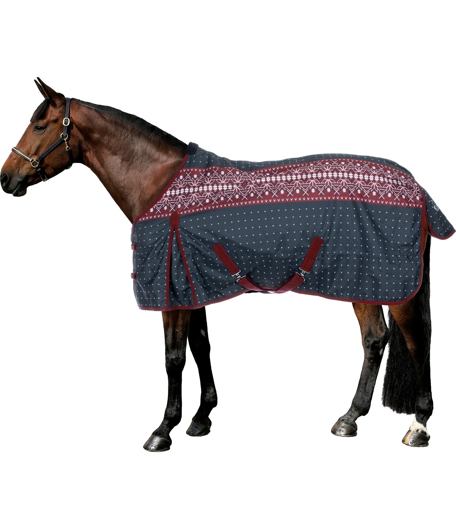 Waterproof Turnout Rug Lovely Norway with Fleece Lining