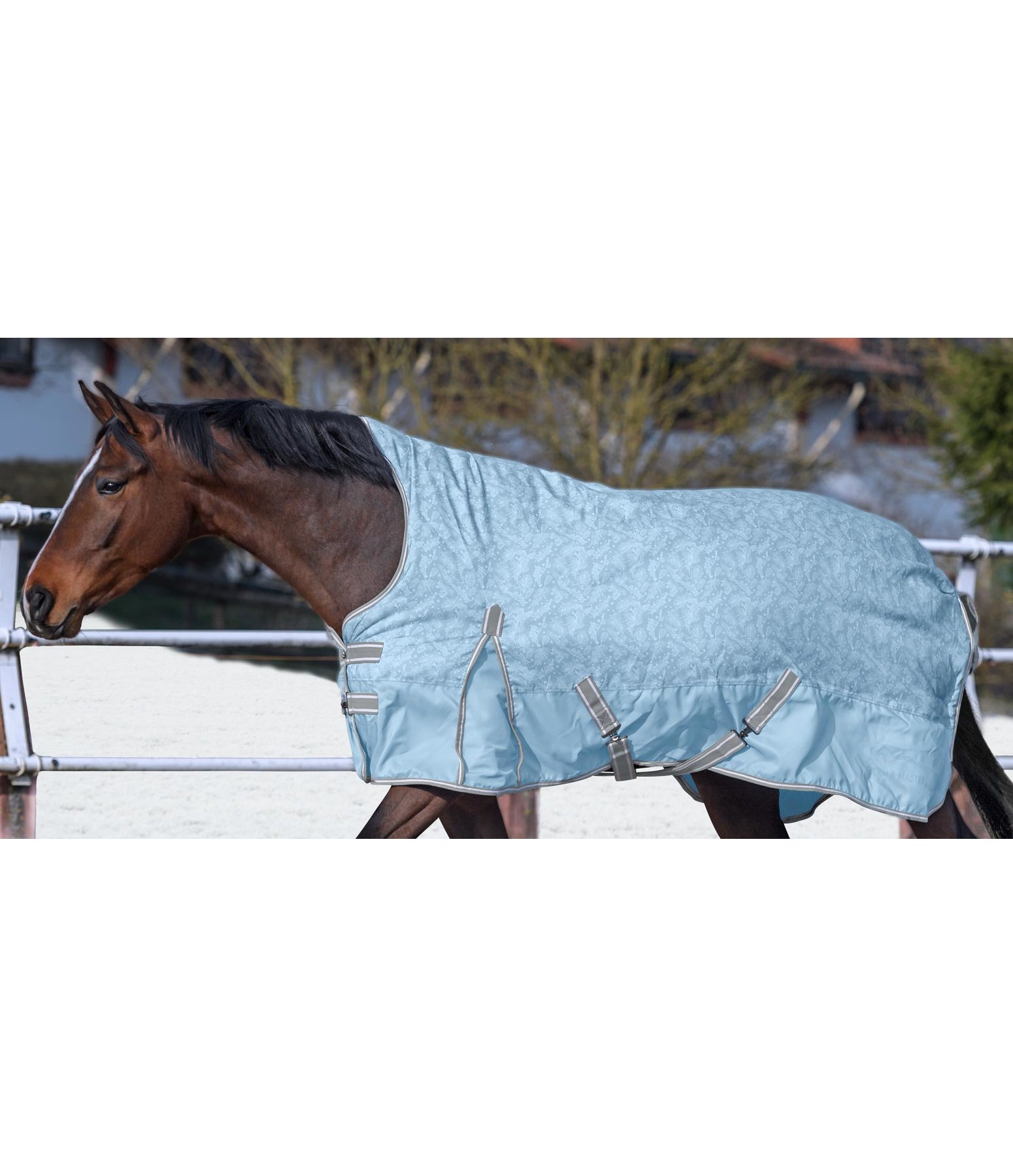 High Neck Turnout Rug Winter Wonderland II, 200g Kramer Equestrian