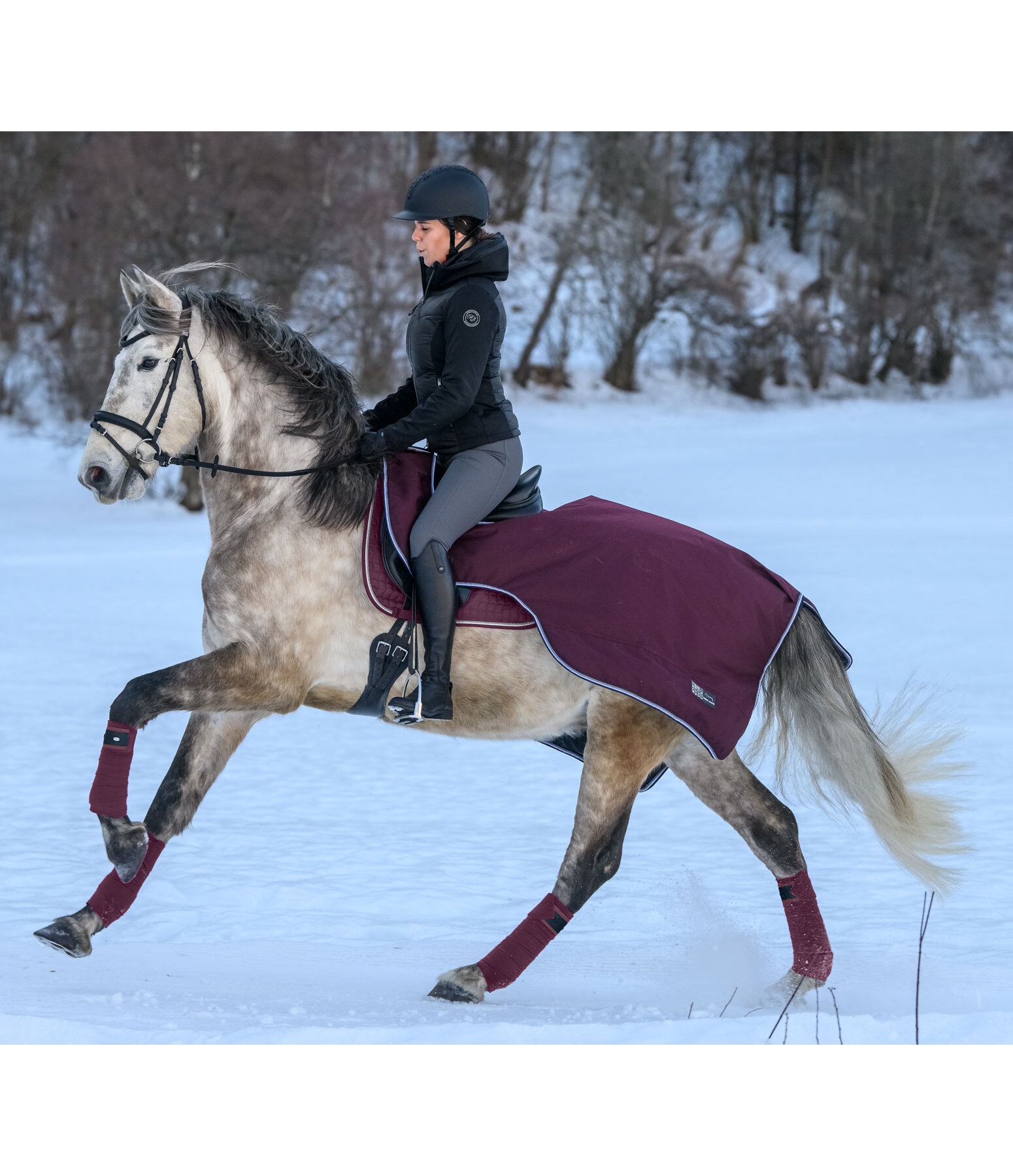 Waterproof Exercise Rug Kallie with fleece filling, 50g