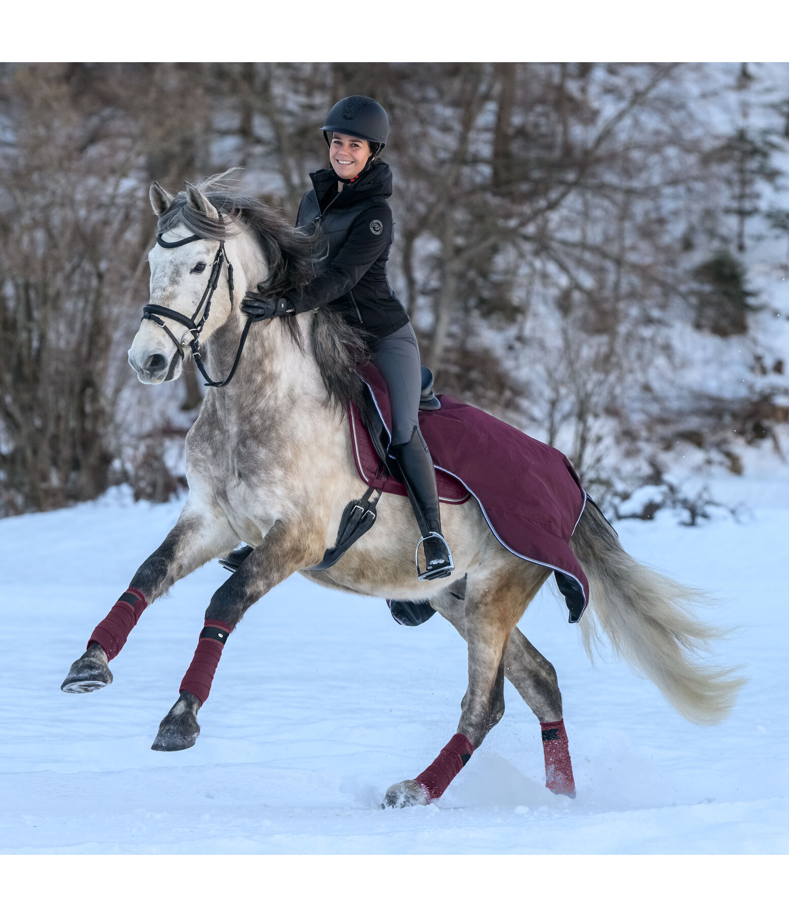 Waterproof Exercise Rug Kallie with fleece filling, 50g