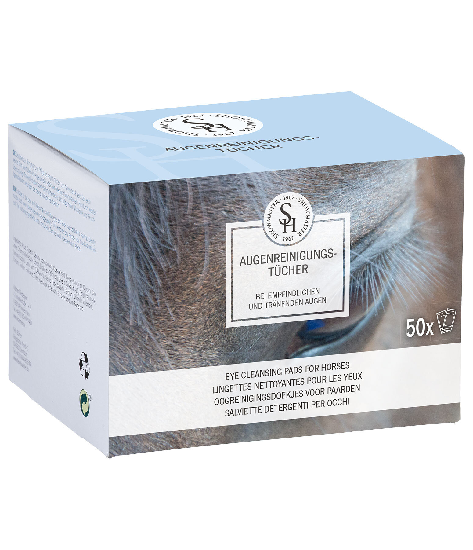 Eye Cleansing Wipes for Horses - 50 wipes