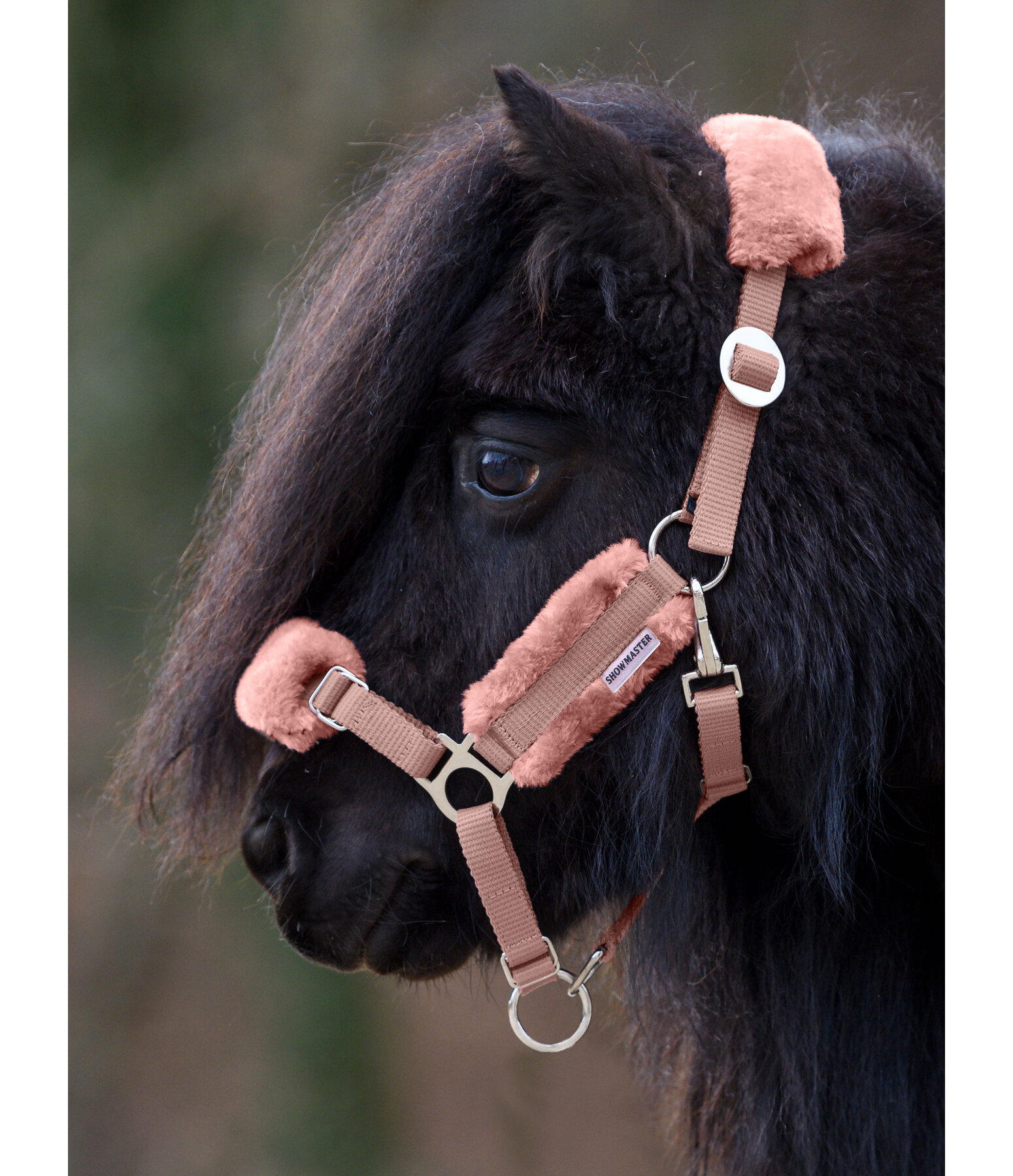 Foal & Shetland Pony Teddy Fleece Headcollar Cozy Adjustable
