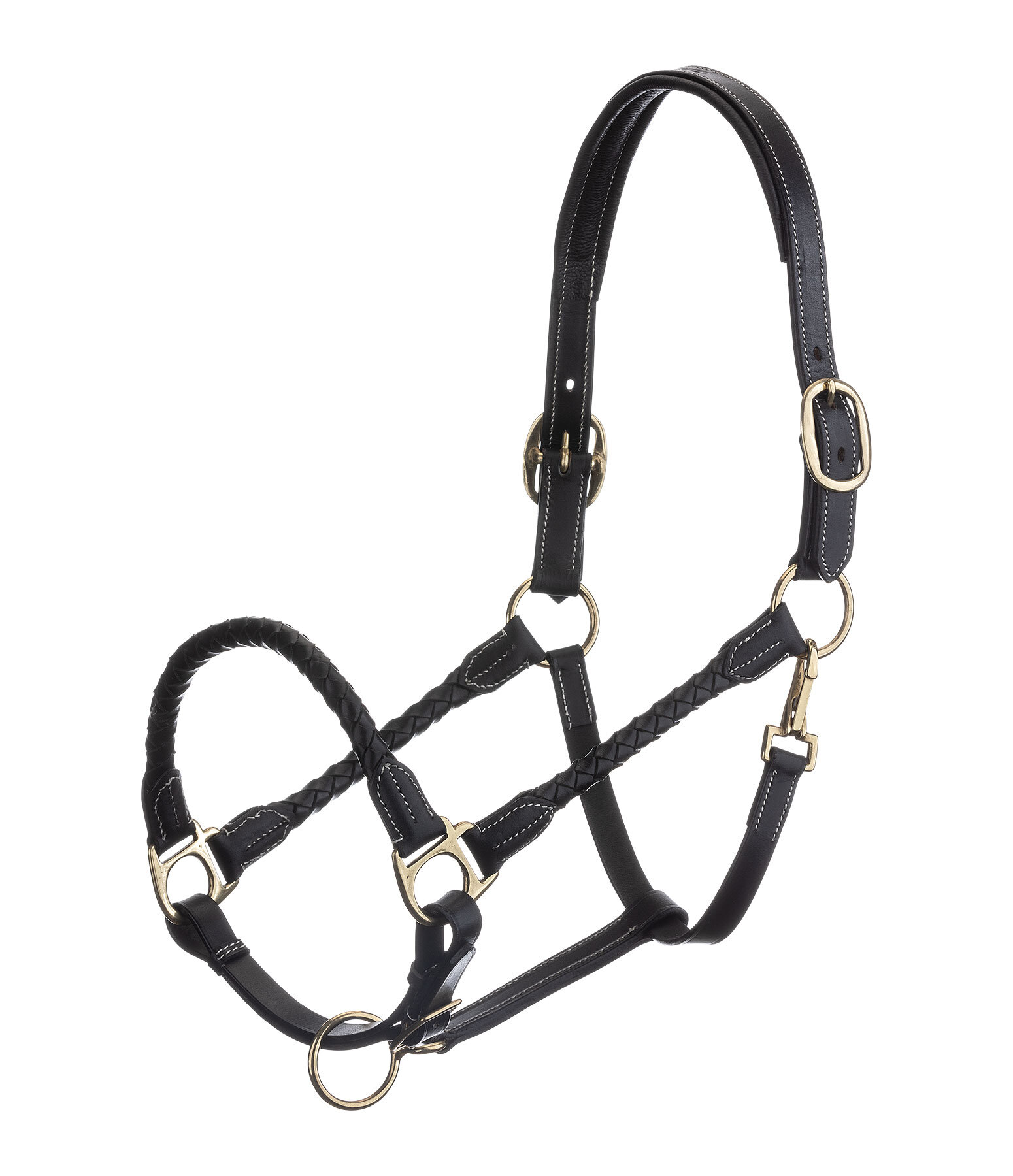 Leather Headcollar Braided