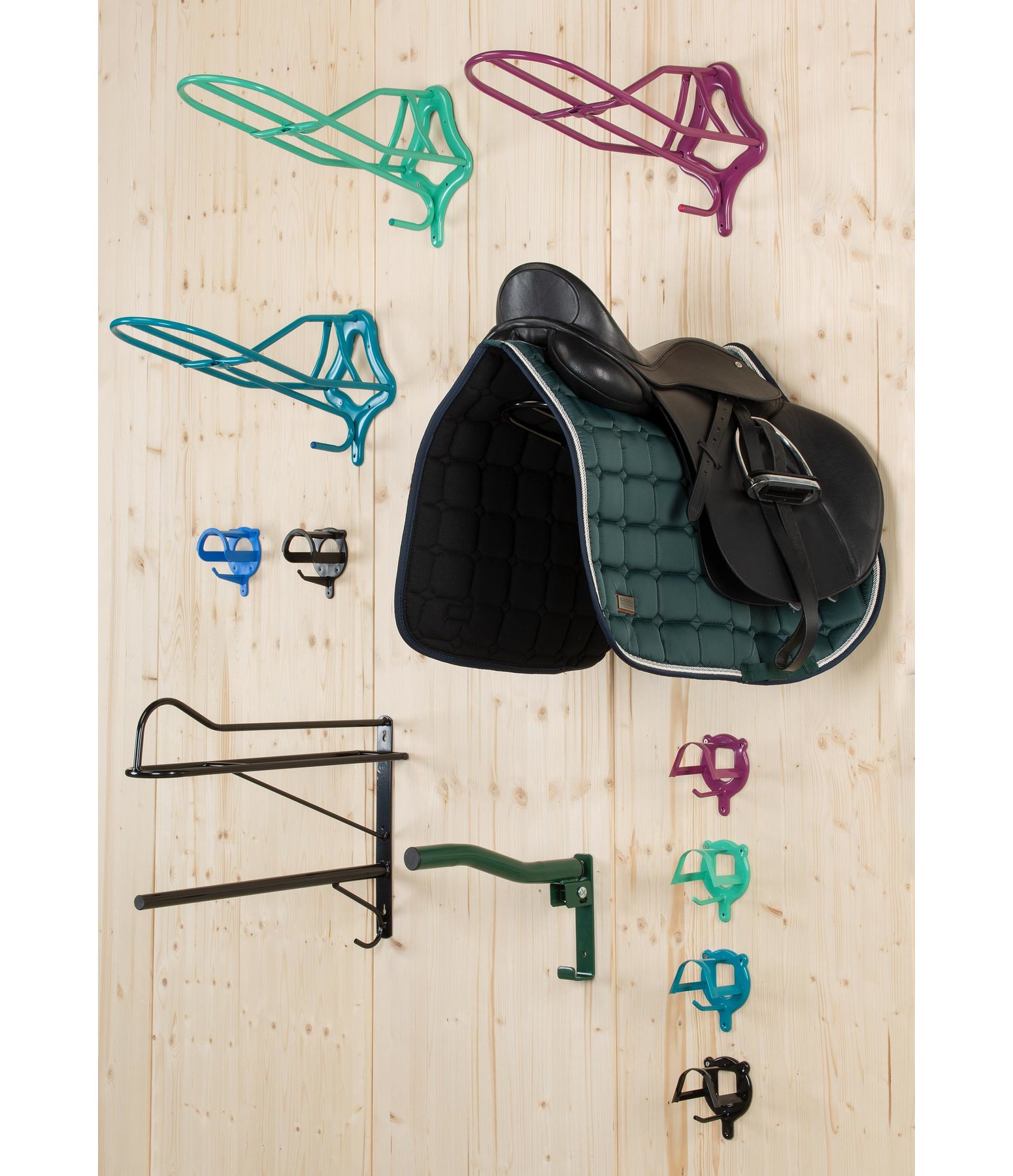 Collapsible Saddle Rack