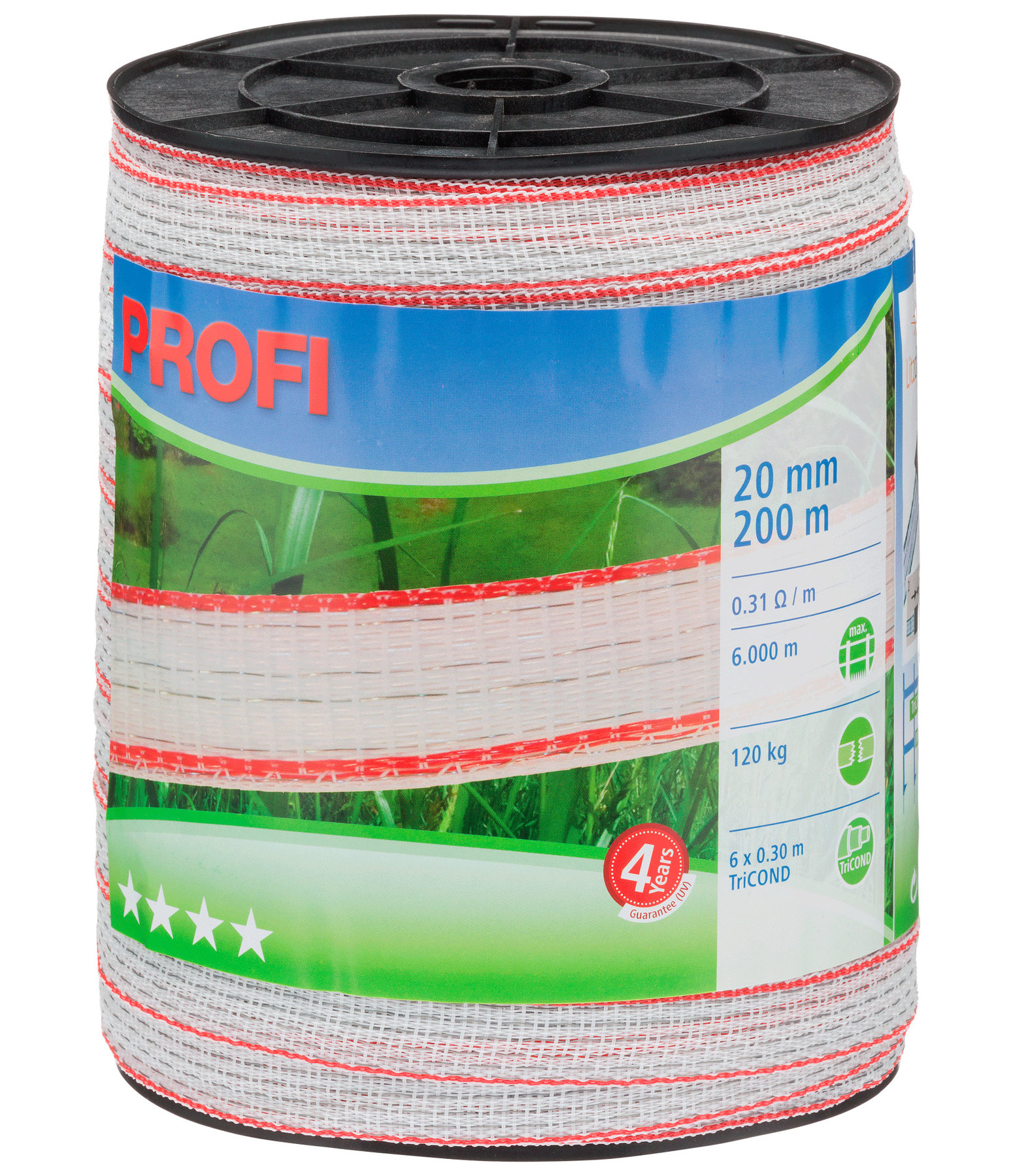 Electric Fence Tape Pro, 200m / 20mm