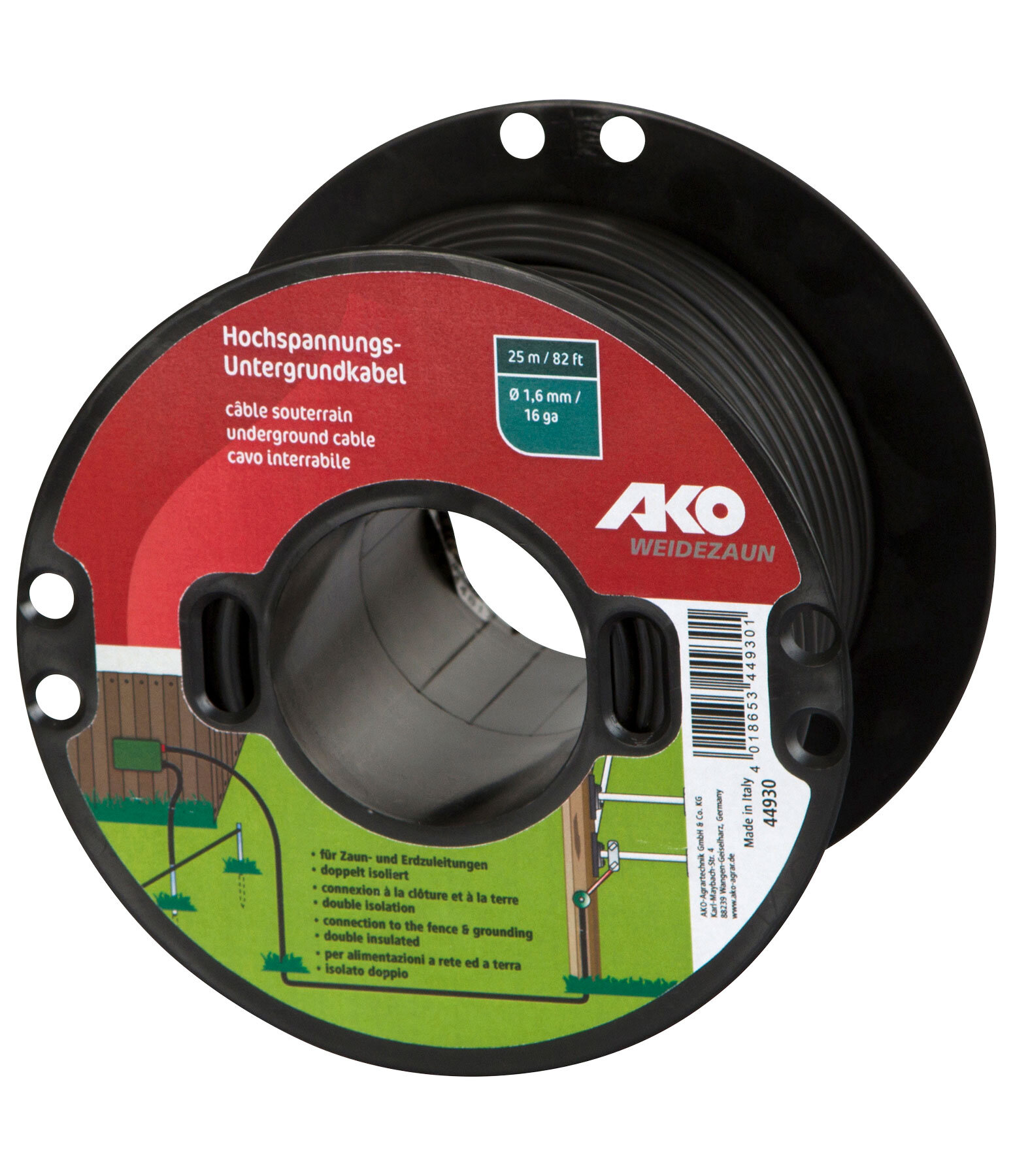 Fence Conductor/Ground Connection Cable 25m