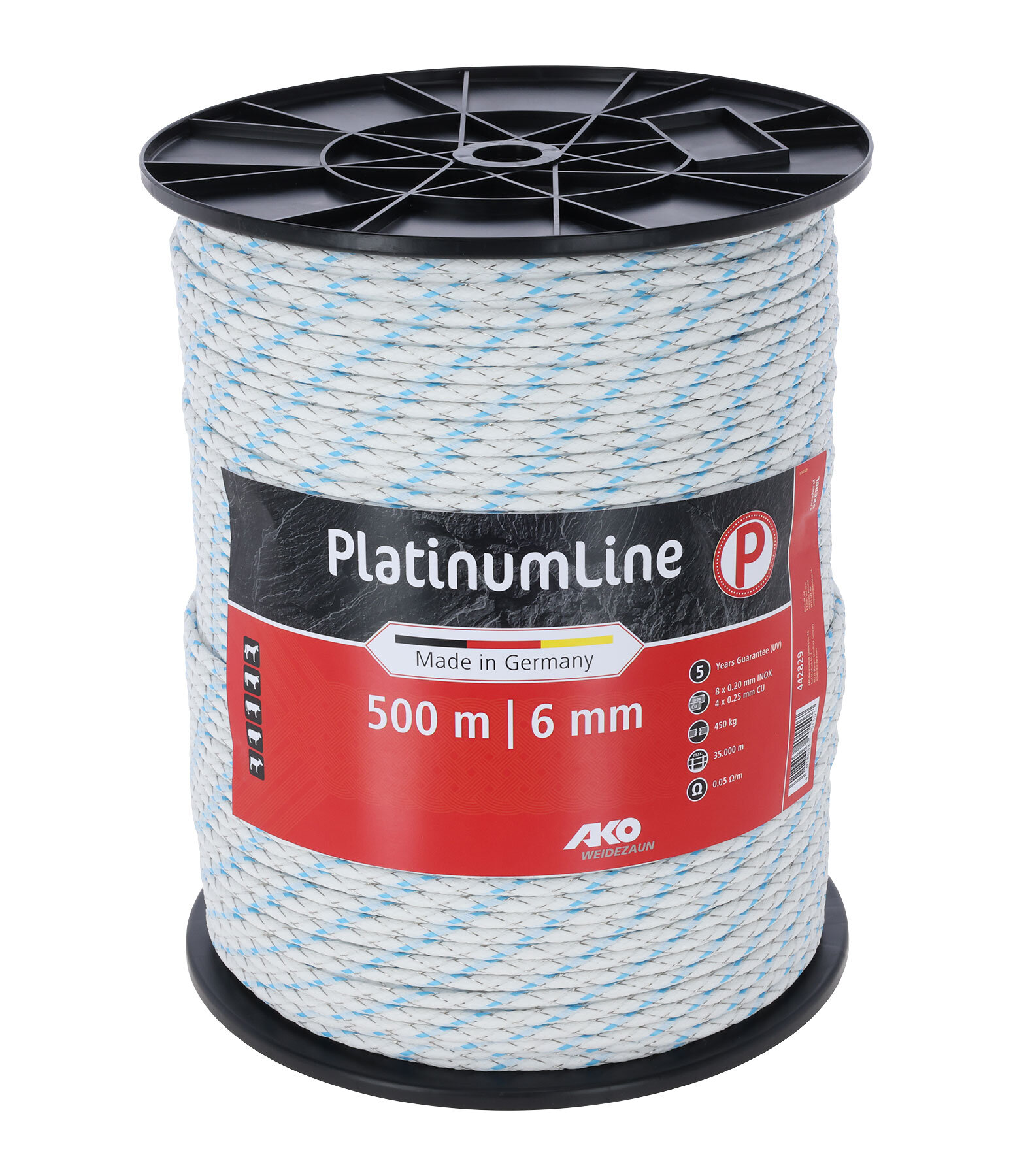 Electric Fence Rope PlatinumLine 500m