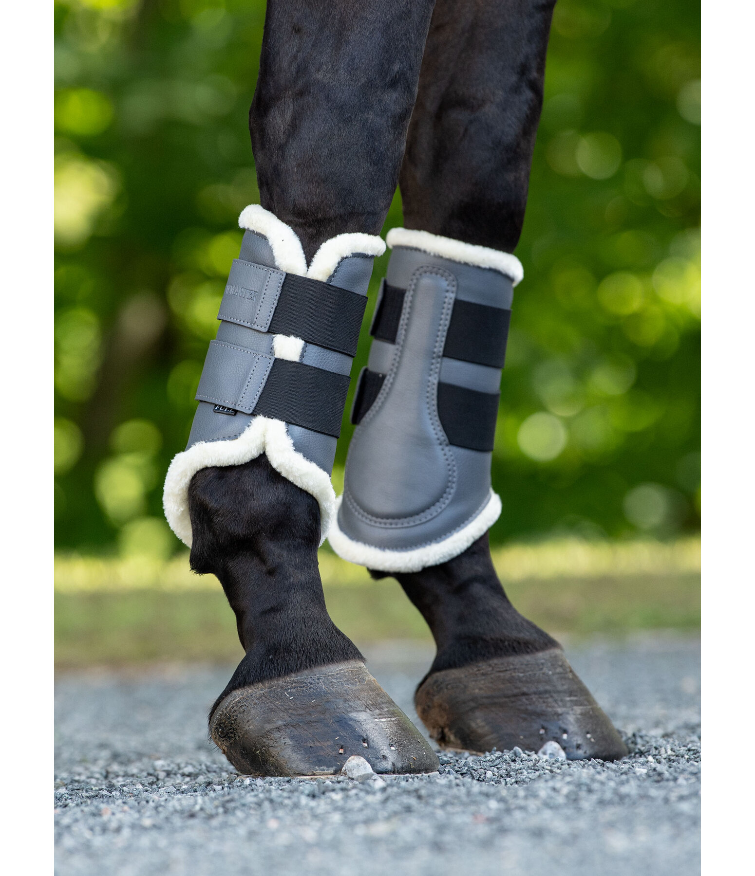 Dressage Boots Teddy Fleece, front legs