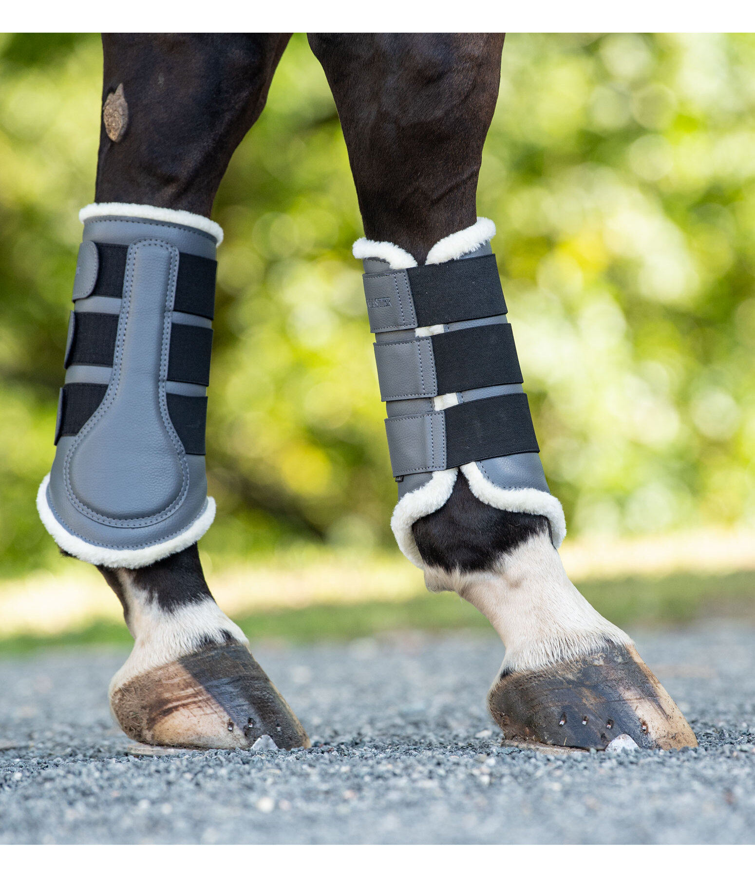 Dressage Boots Teddy Fleece, hind legs