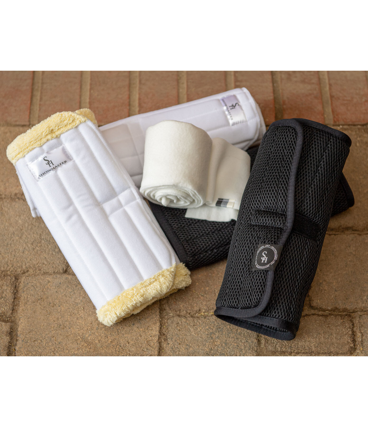 Hook and Loop Teddy Fleece Leg Wraps