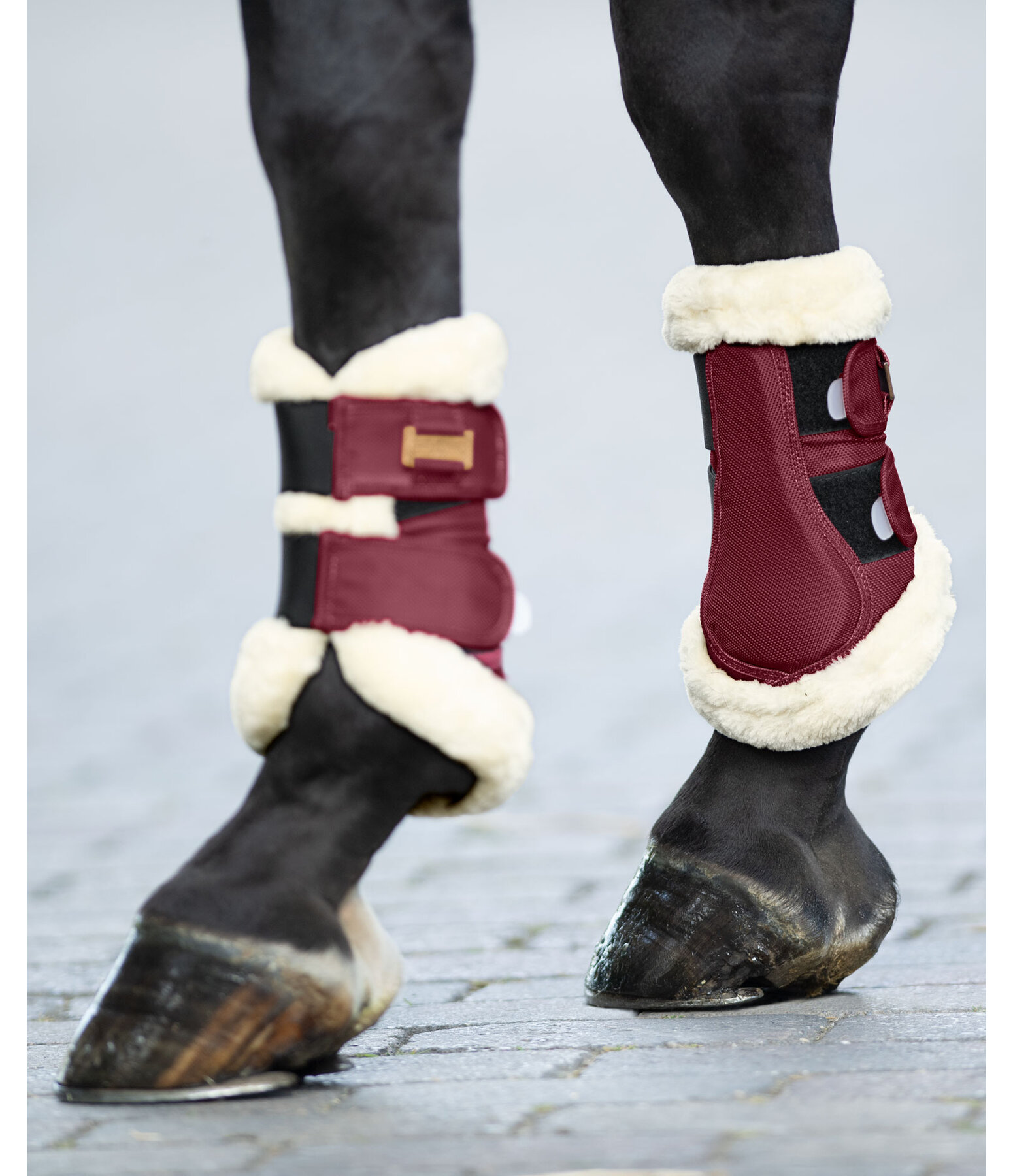 Teddy Fleece Dressage Boots Essential, front legs