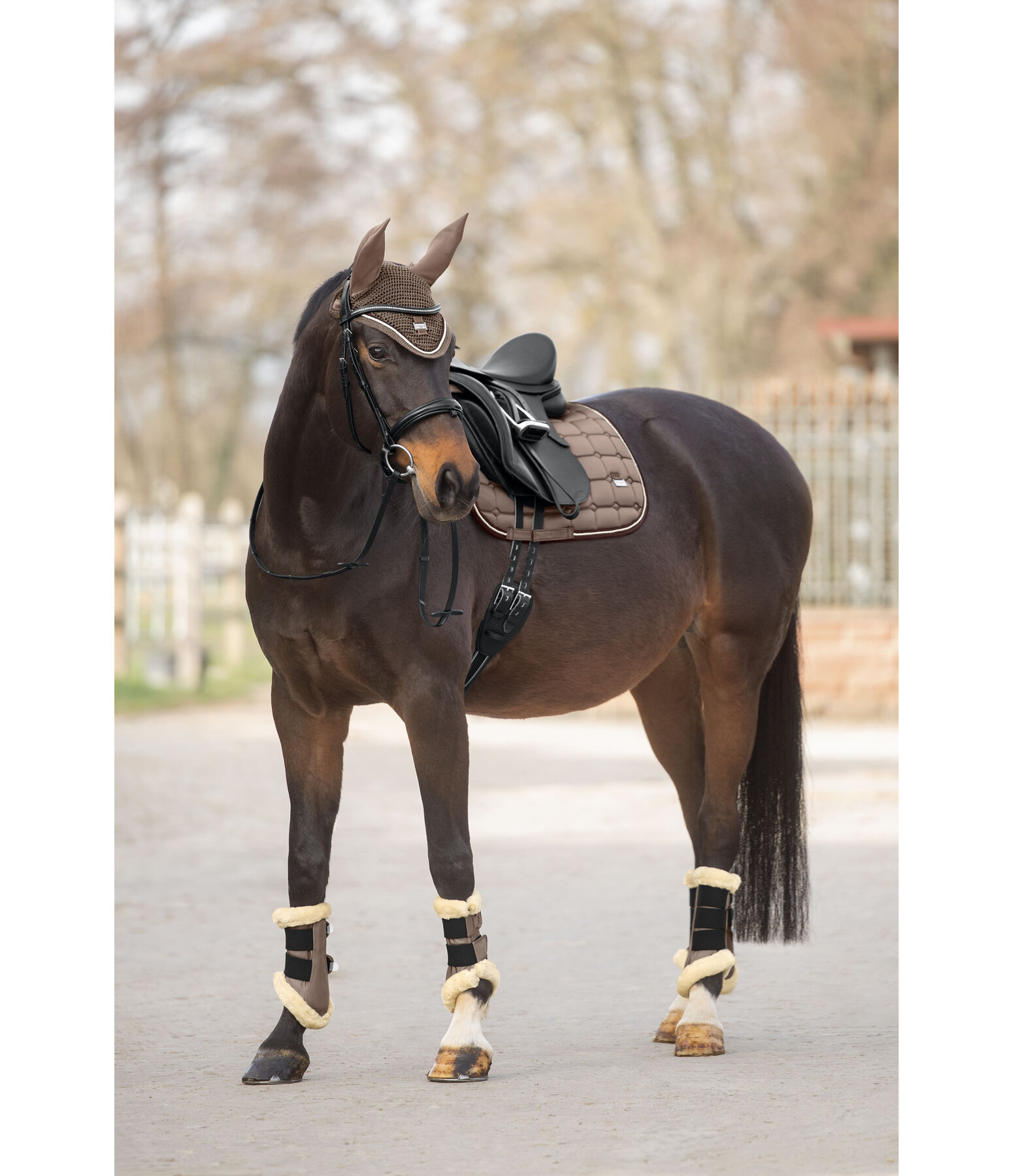 Teddy Fleece Dressage Boots Essential, Front Legs