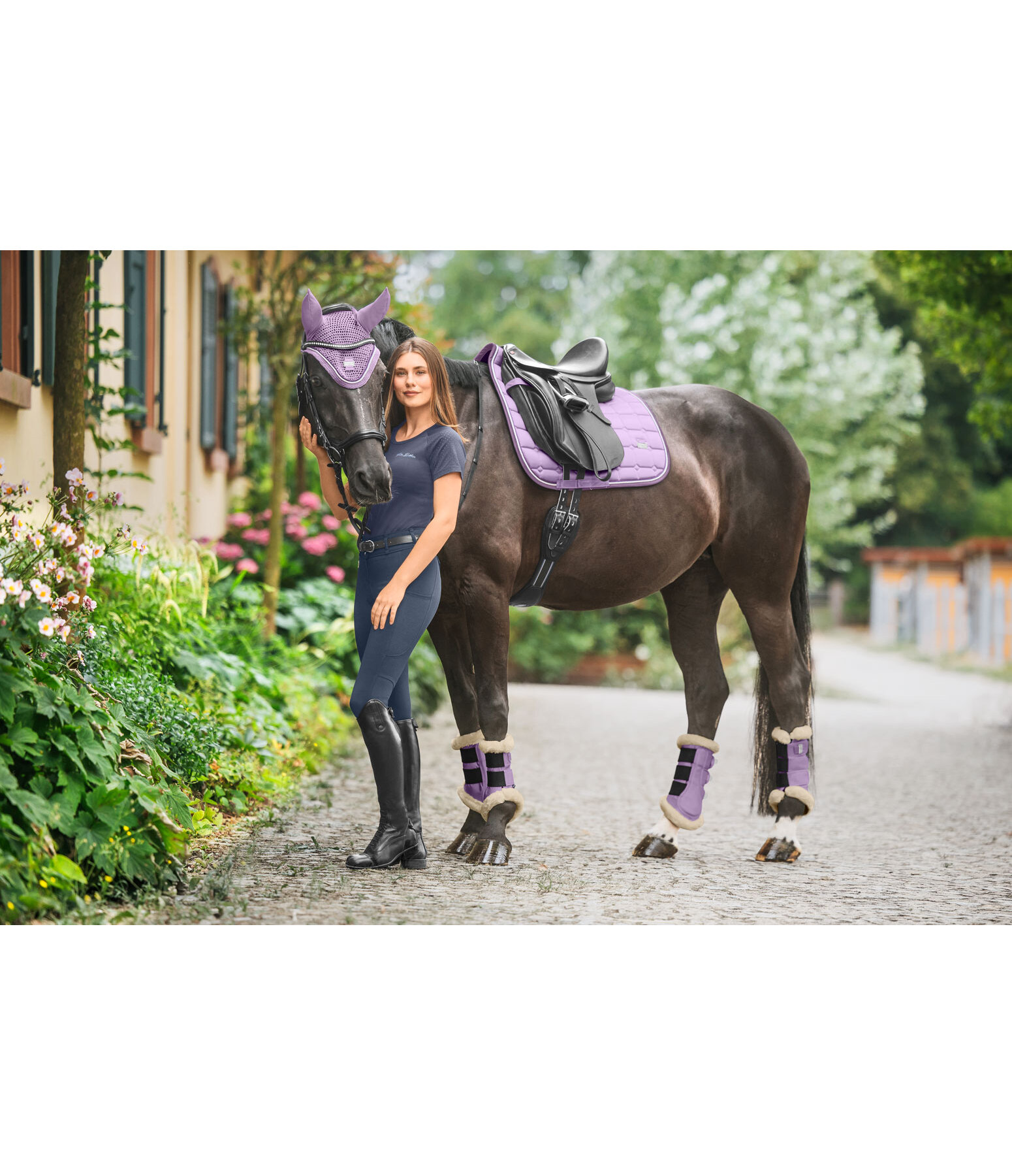 Teddy Fleece Dressage Boots Essential, Front Legs