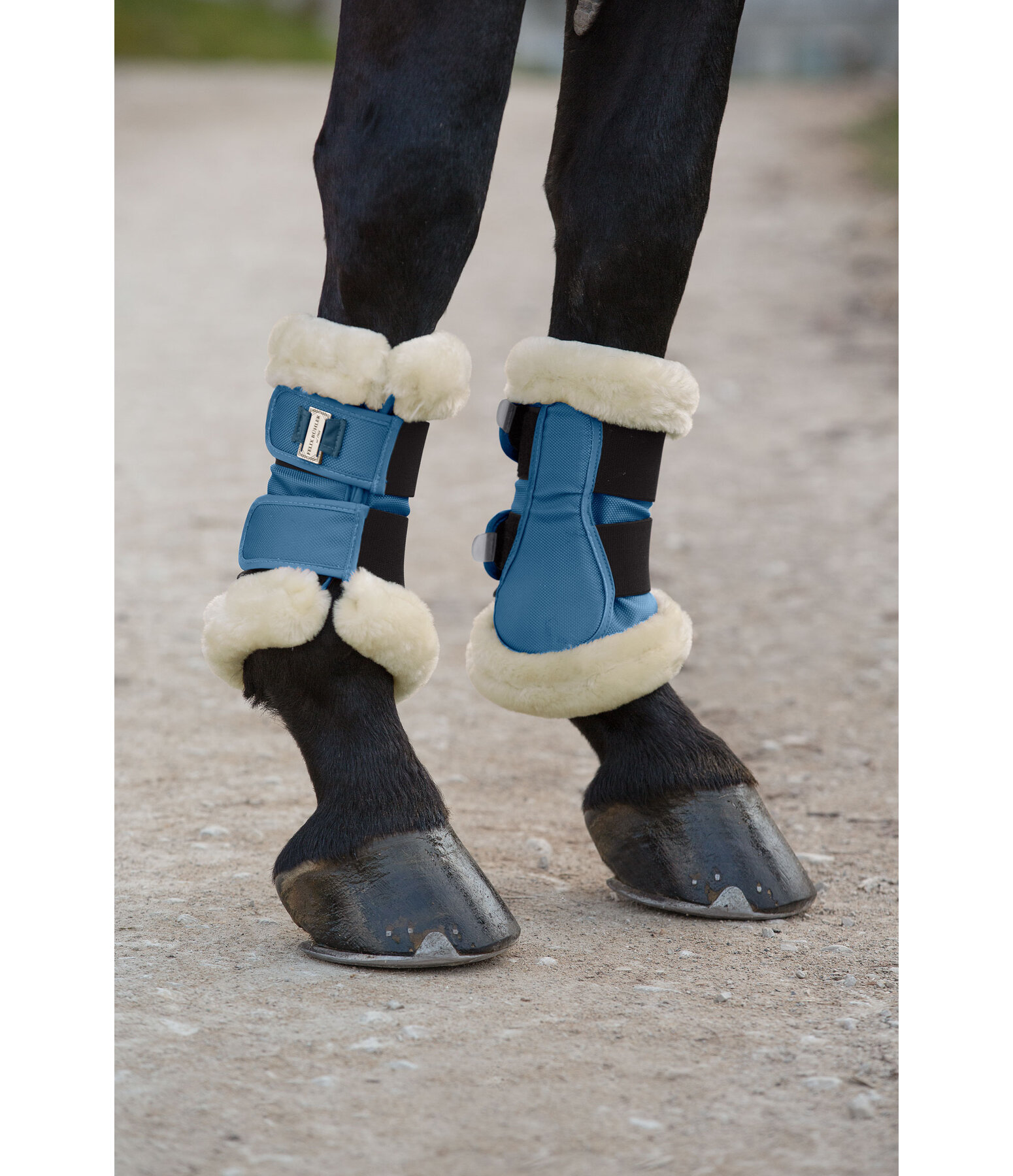 Teddy Fleece Dressage Boots Essential, front legs