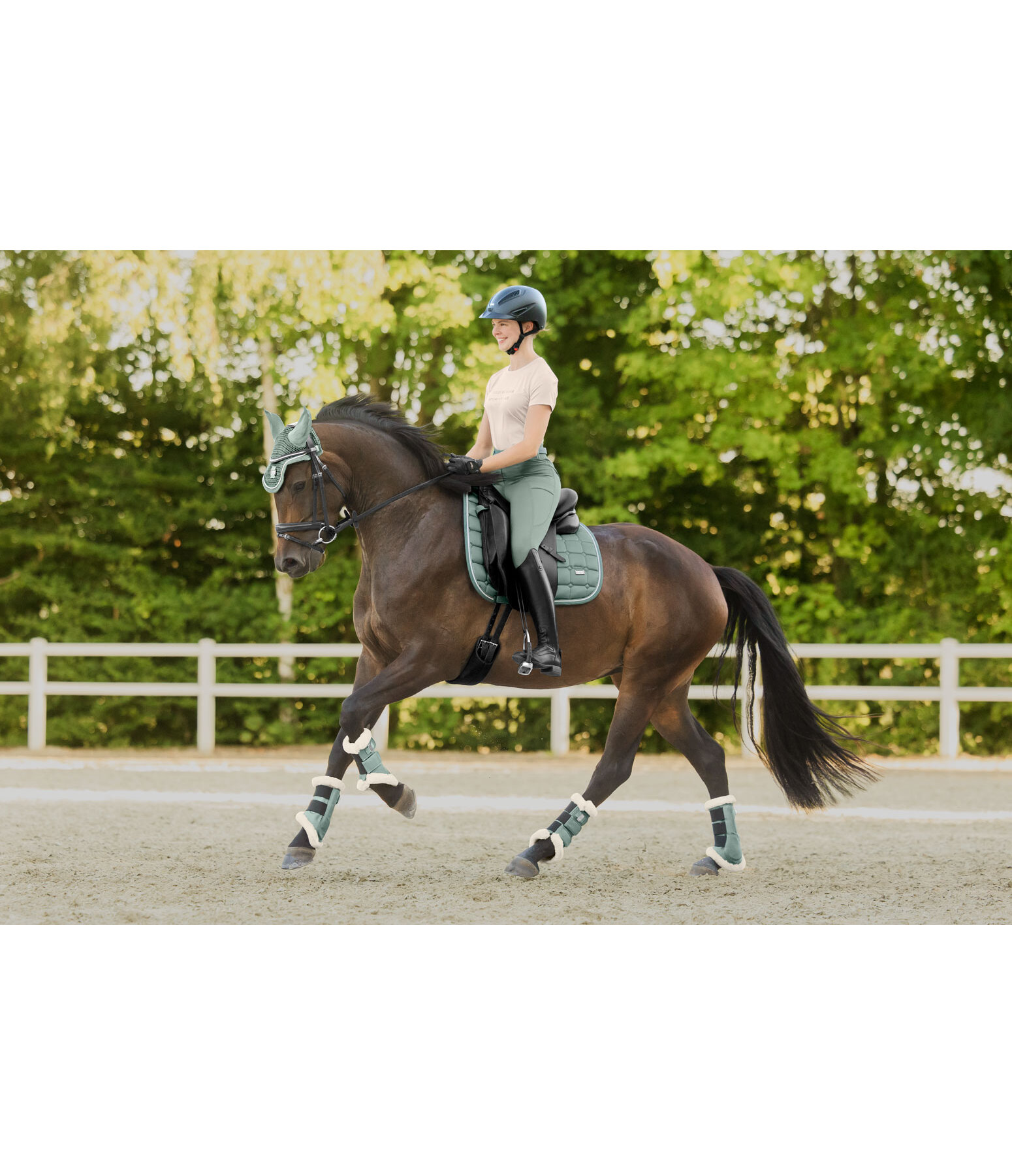 Teddy Fleece Dressage Boots Essential, Hind Legs